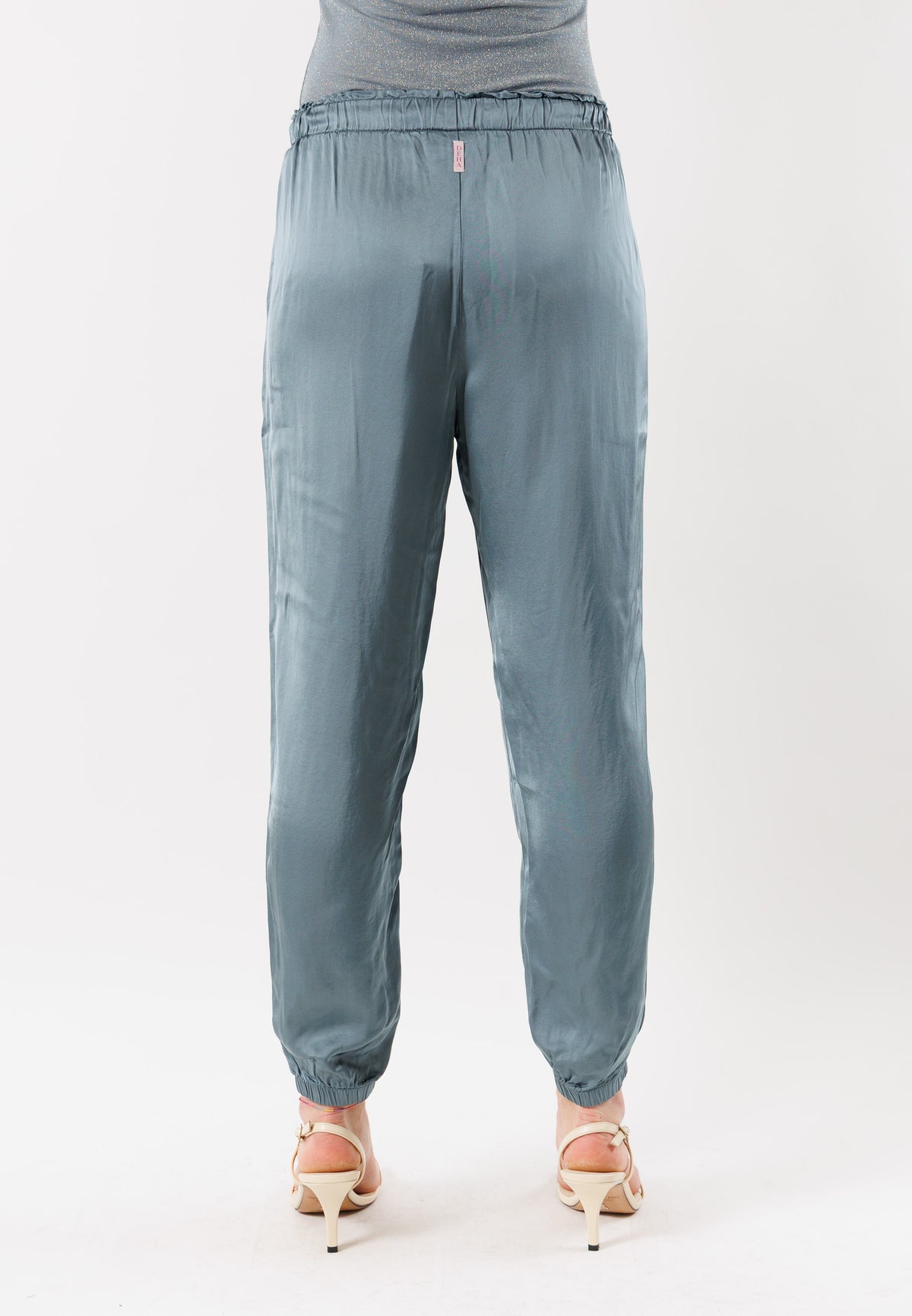 Pantaloni morbidi con coulisse D42455