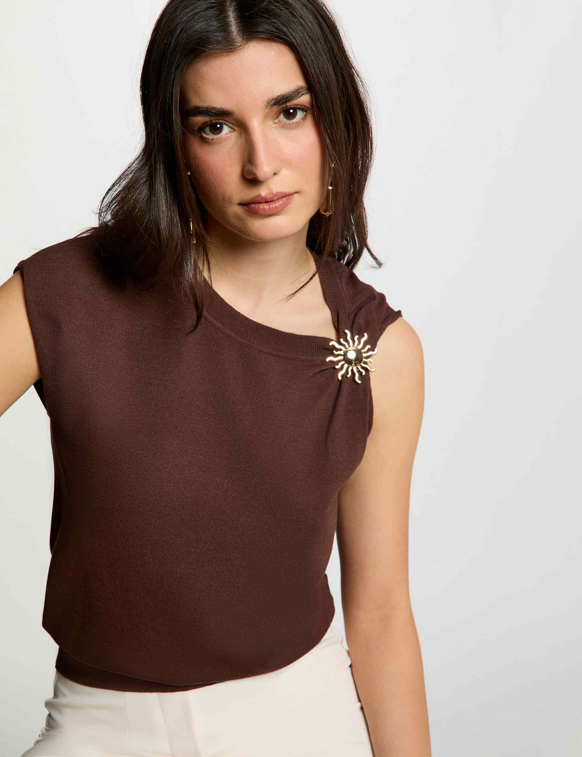 MORGAN DE TOI Women's Sweater CHOCO