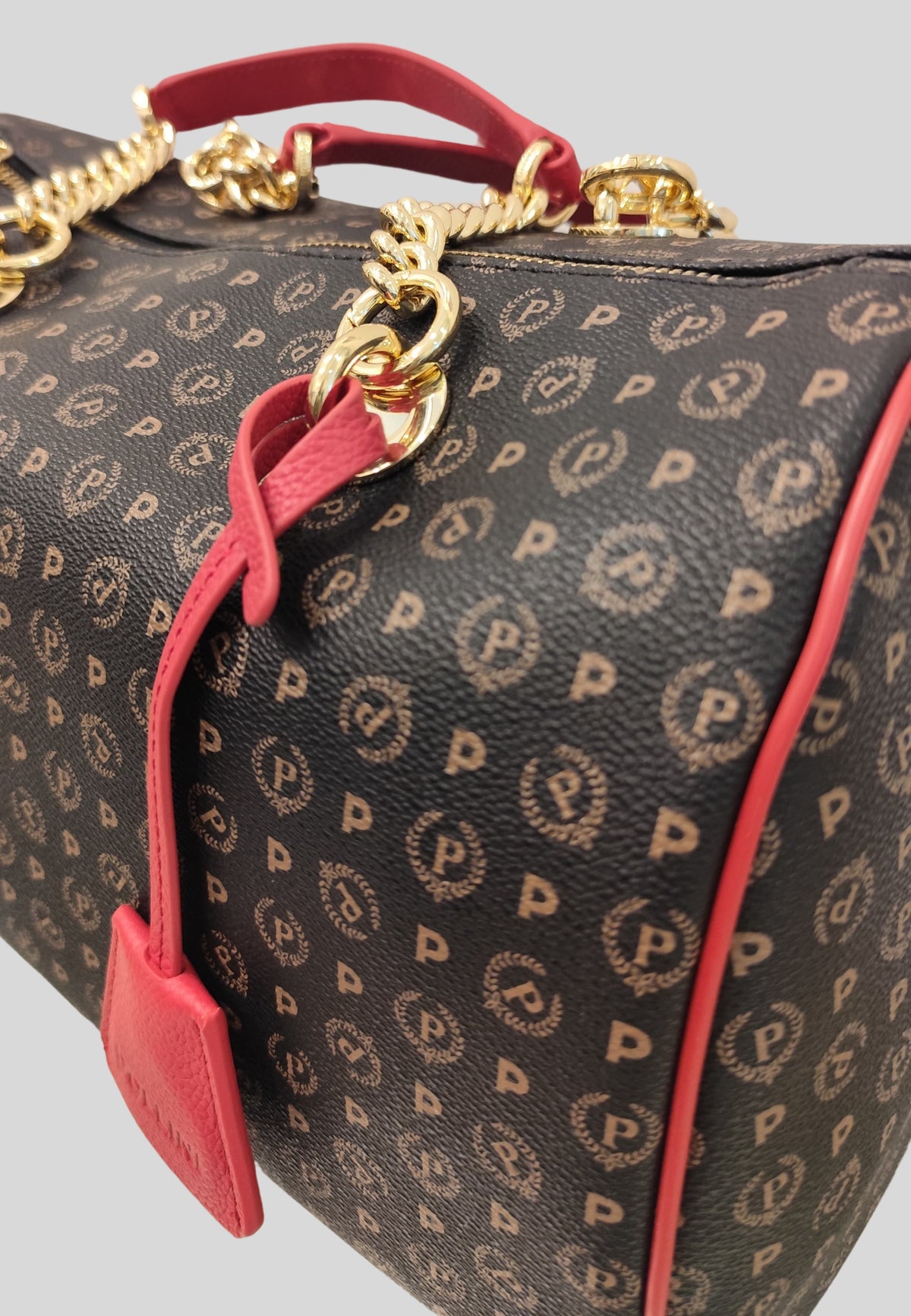 Borsa a mano con manici in vitello TE8411PP02Q1100BPVC NERO
