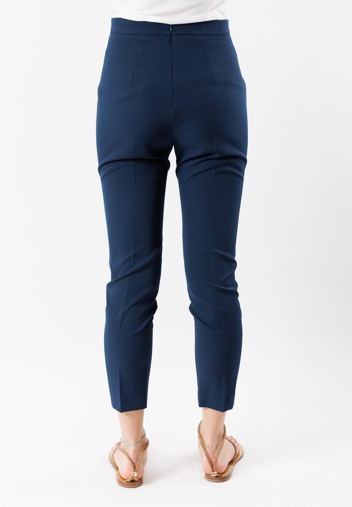PE24095BLU - Trousers - MESANGE