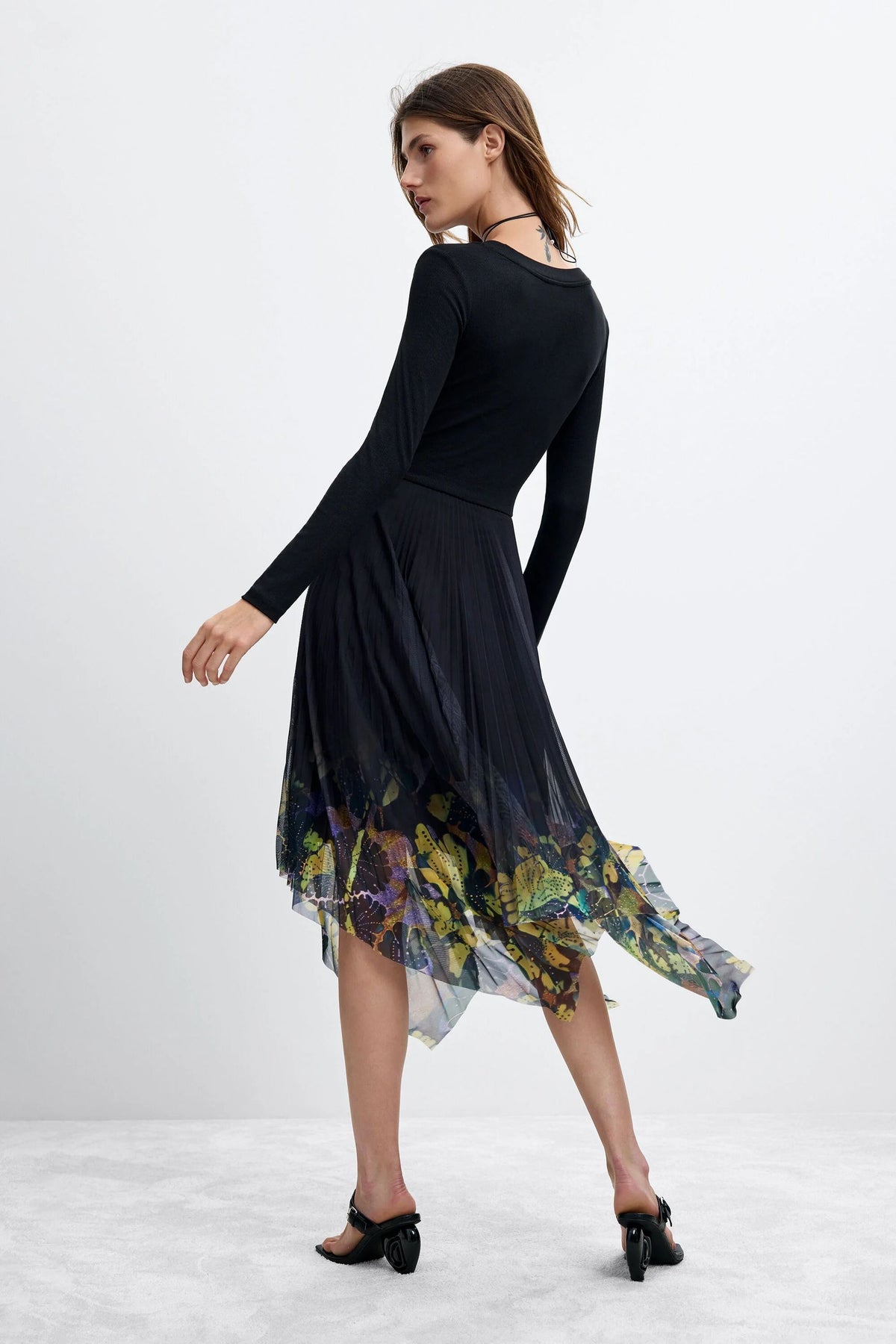 vestito midi a maniche lunghe M. C. Lacroix 26WWVK102000