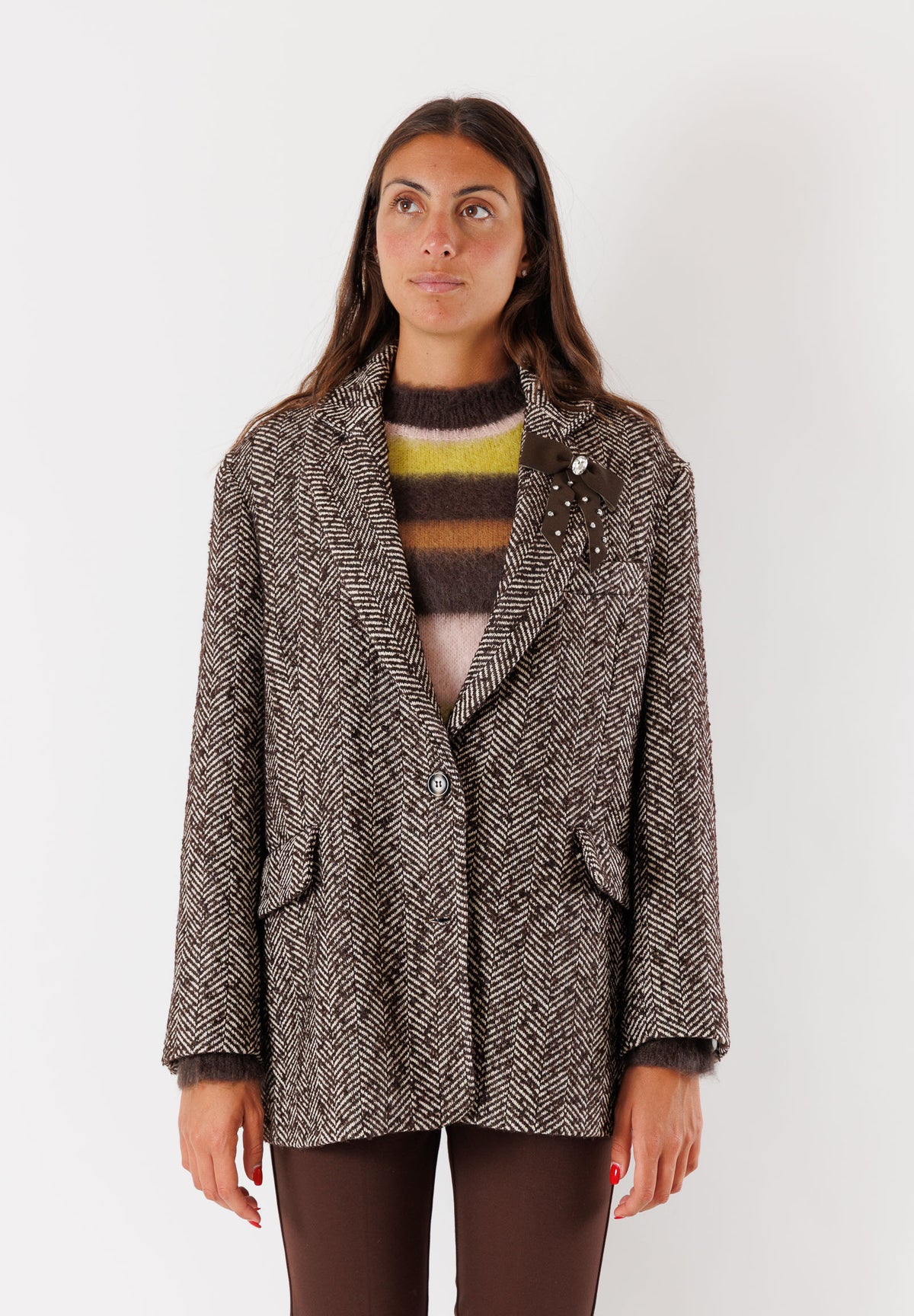 CO219CVAR.BEIGE-MORO - Jacket - KONTATTO