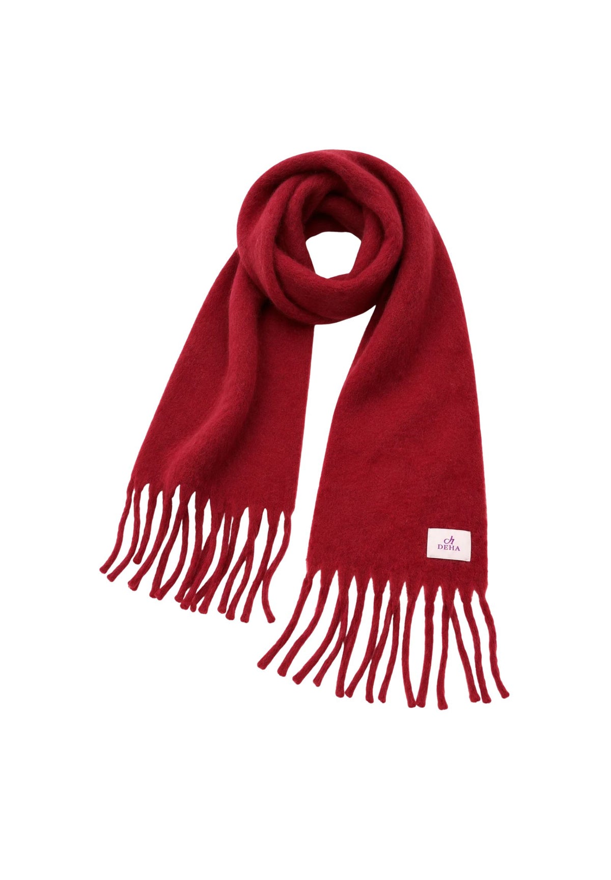 Sciarpa Donna DEHA con Frange – Cherry Red D1291066230