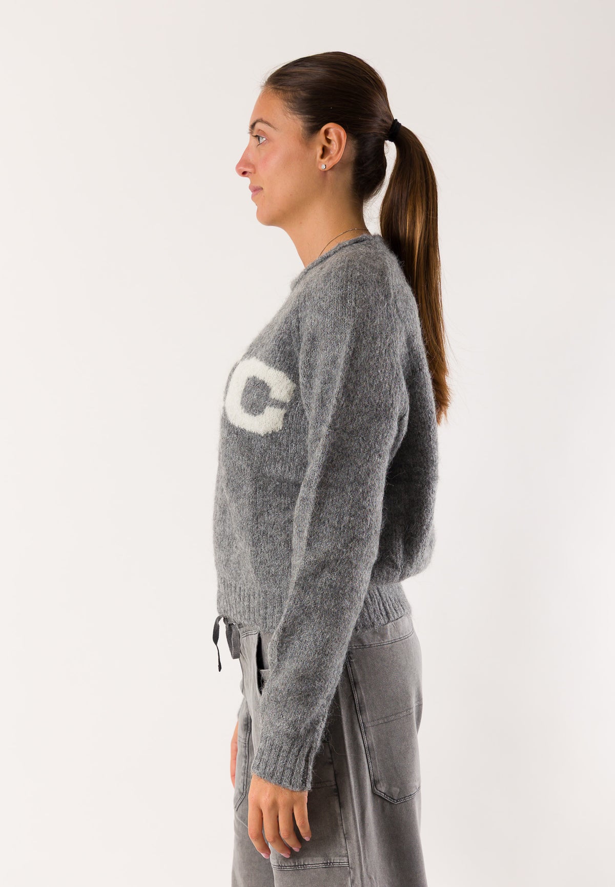 Deha D52700 maglia jacquard alpaca