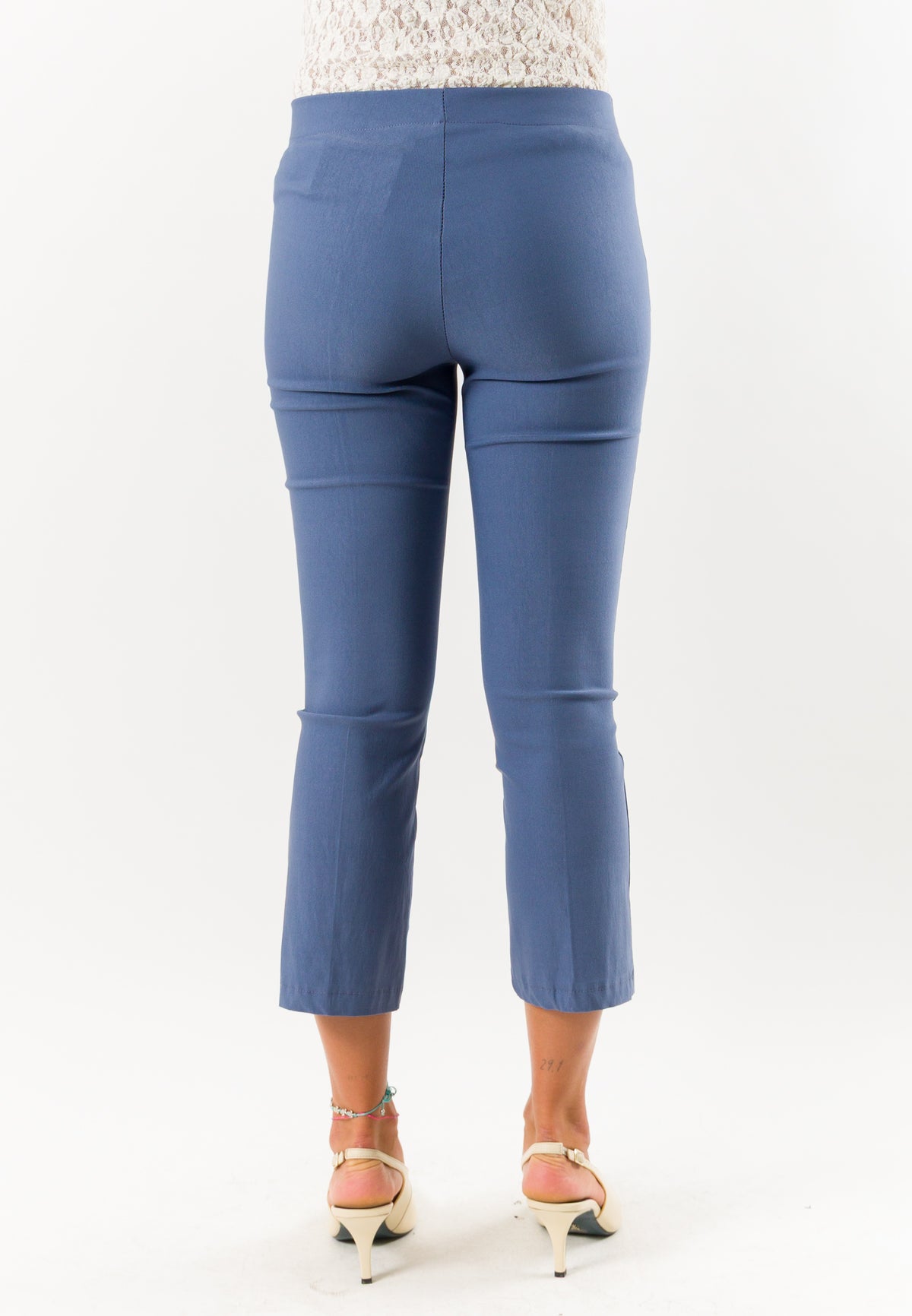 Pantaloni donna cropped elasticizzati AI26665