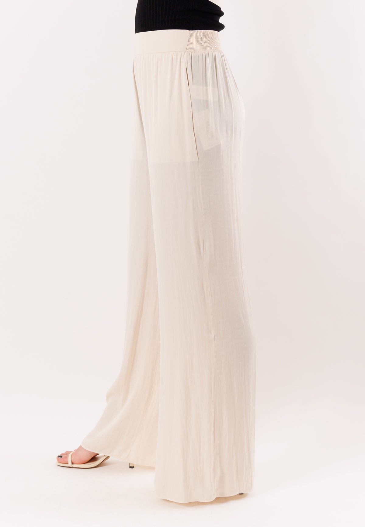 PATRIZIA PEPE Women's Trousers Pearl Ivory