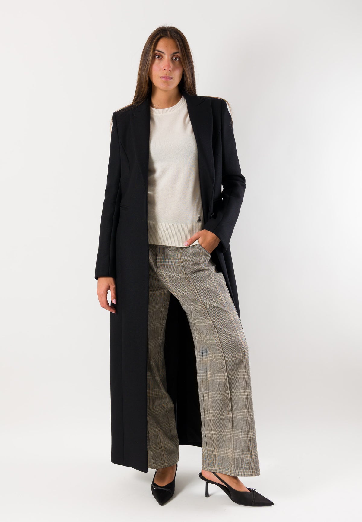 Patrizia Pepe 2O0231 cappotto lungo sartoriale