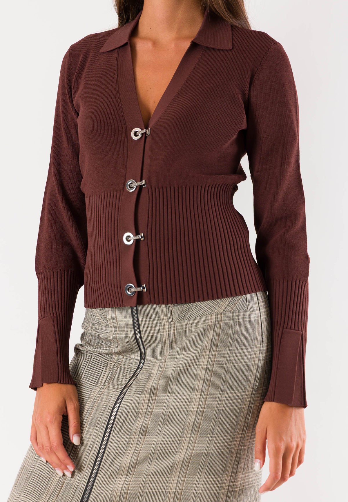 Cardigan con ganci Patrizia Pepe 8K0164KK003