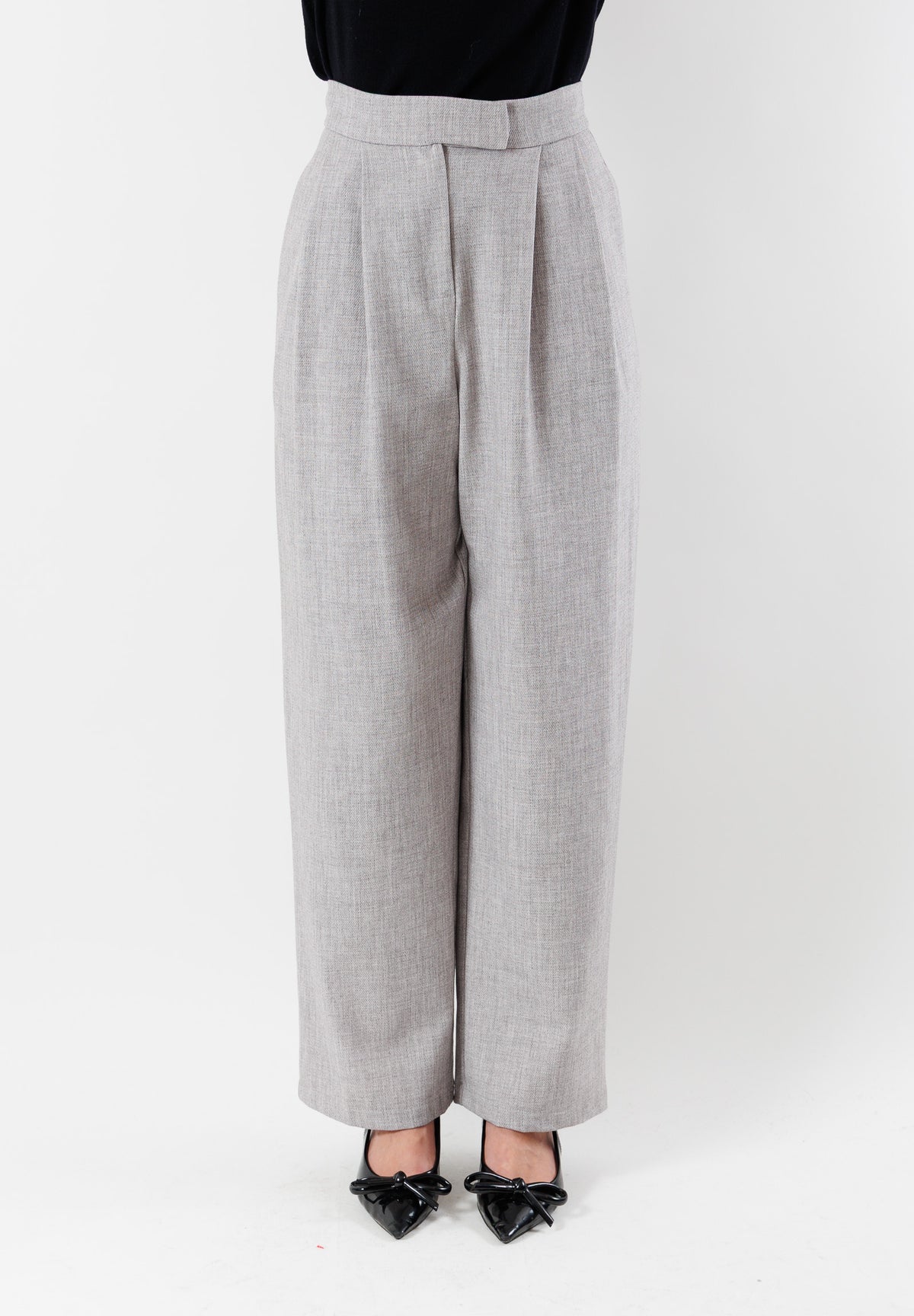 BY09193MEDIUM GREY - Trousers - B,YU