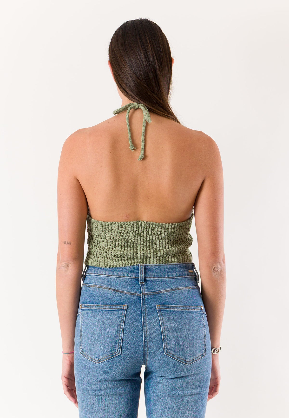 top corto con ricami A24183