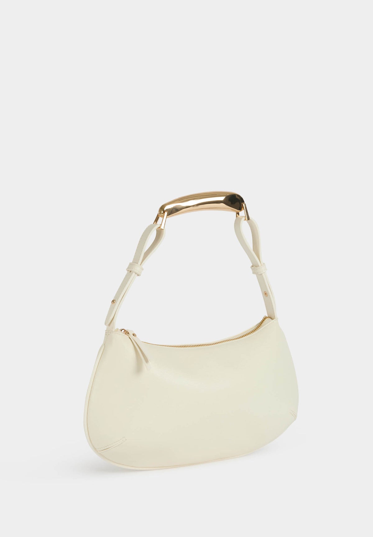 Borsa con manico con dettaglio dorato 2ROMAN
