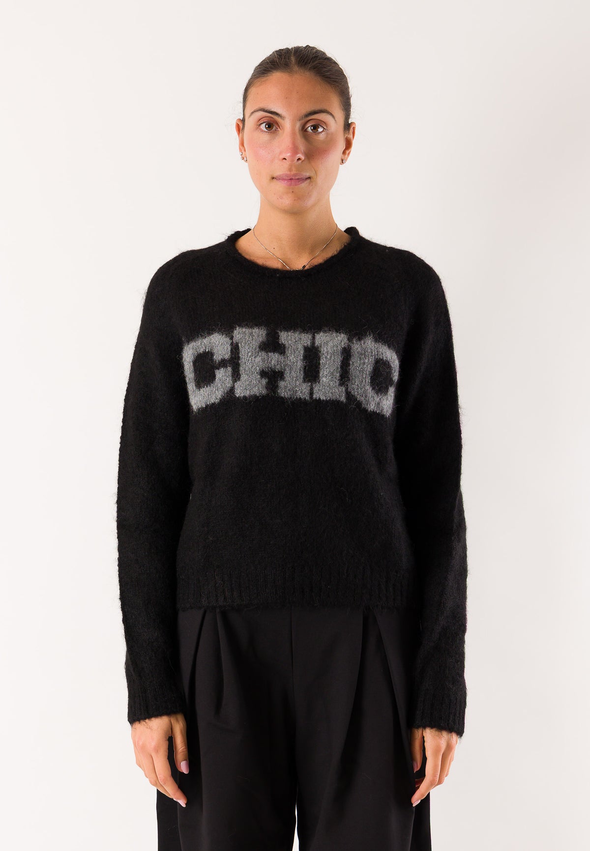 Deha D52700 maglia jacquard alpaca