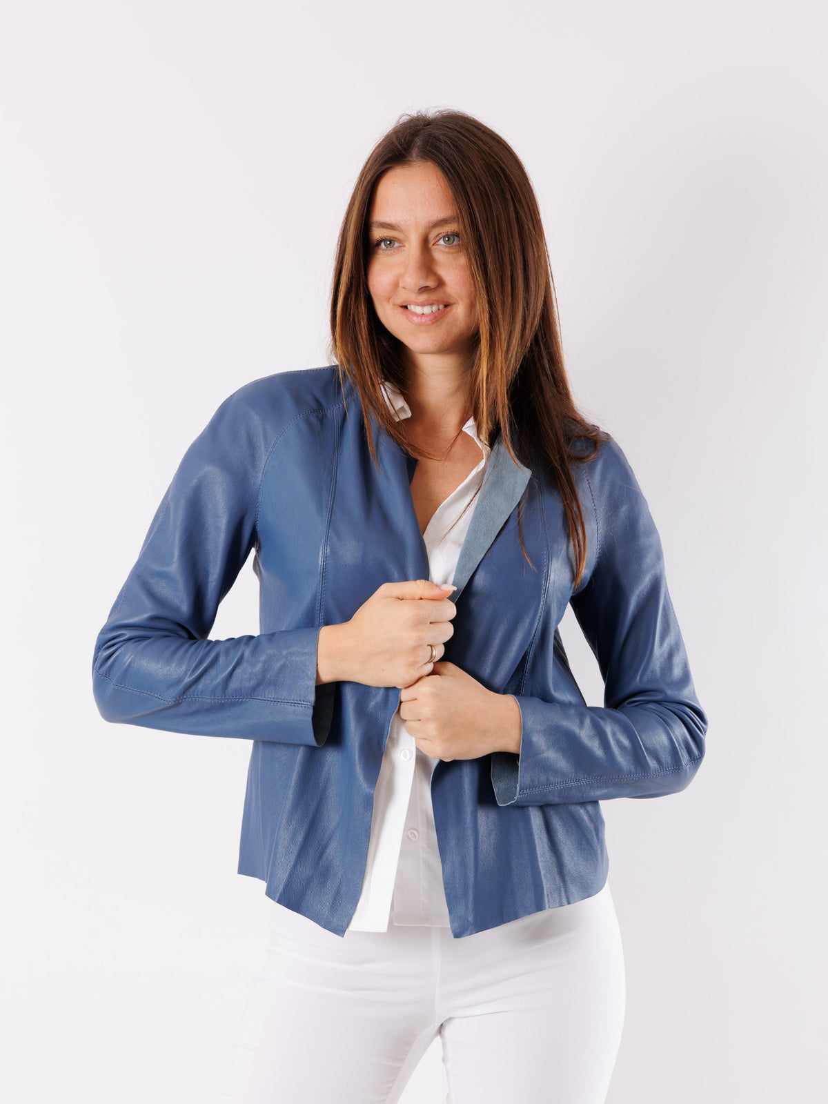 Giacca in Vera Pelle Sfoderata GB3318