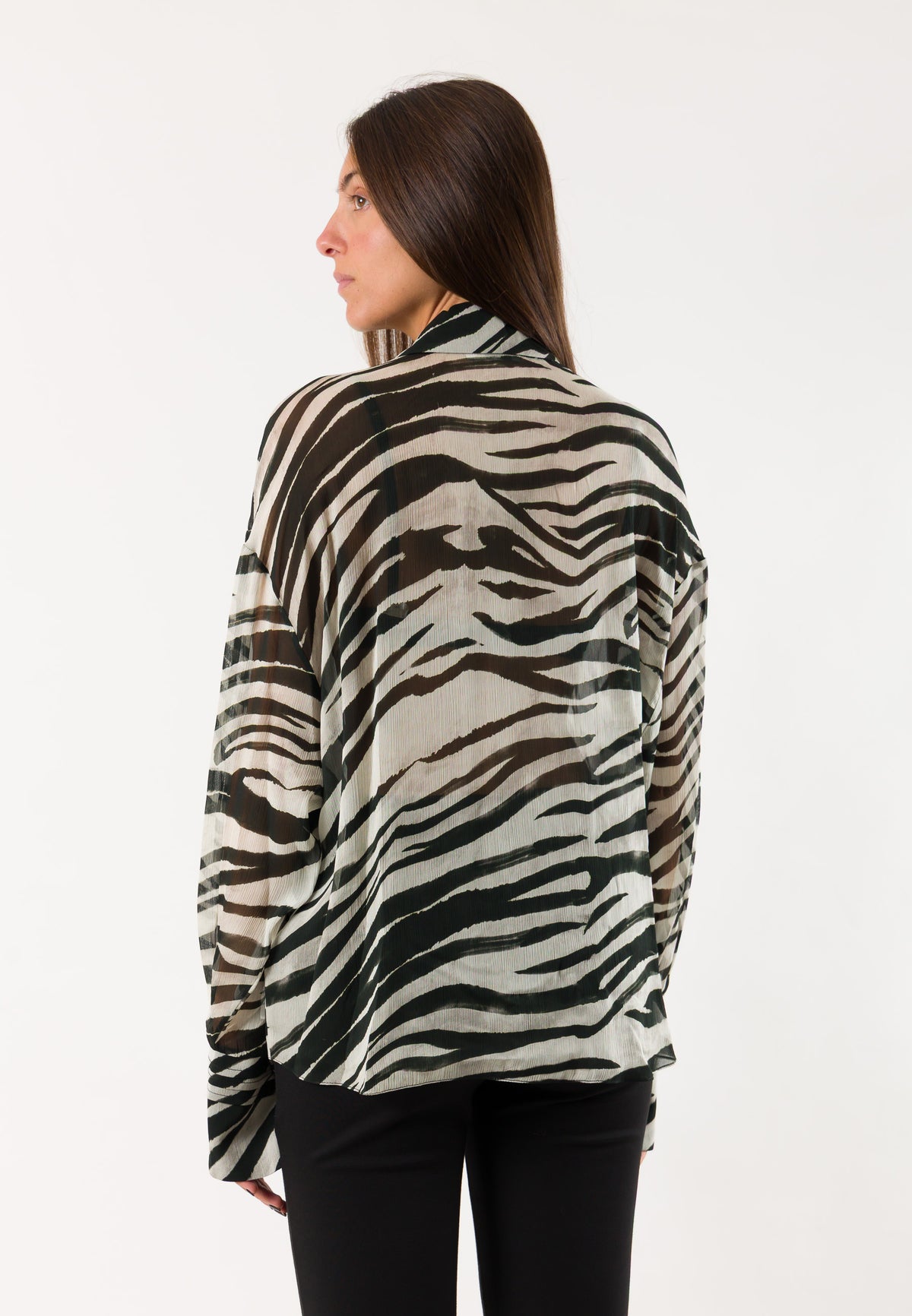 Patrizia Pepe 2C0030 camicia animalier fluida