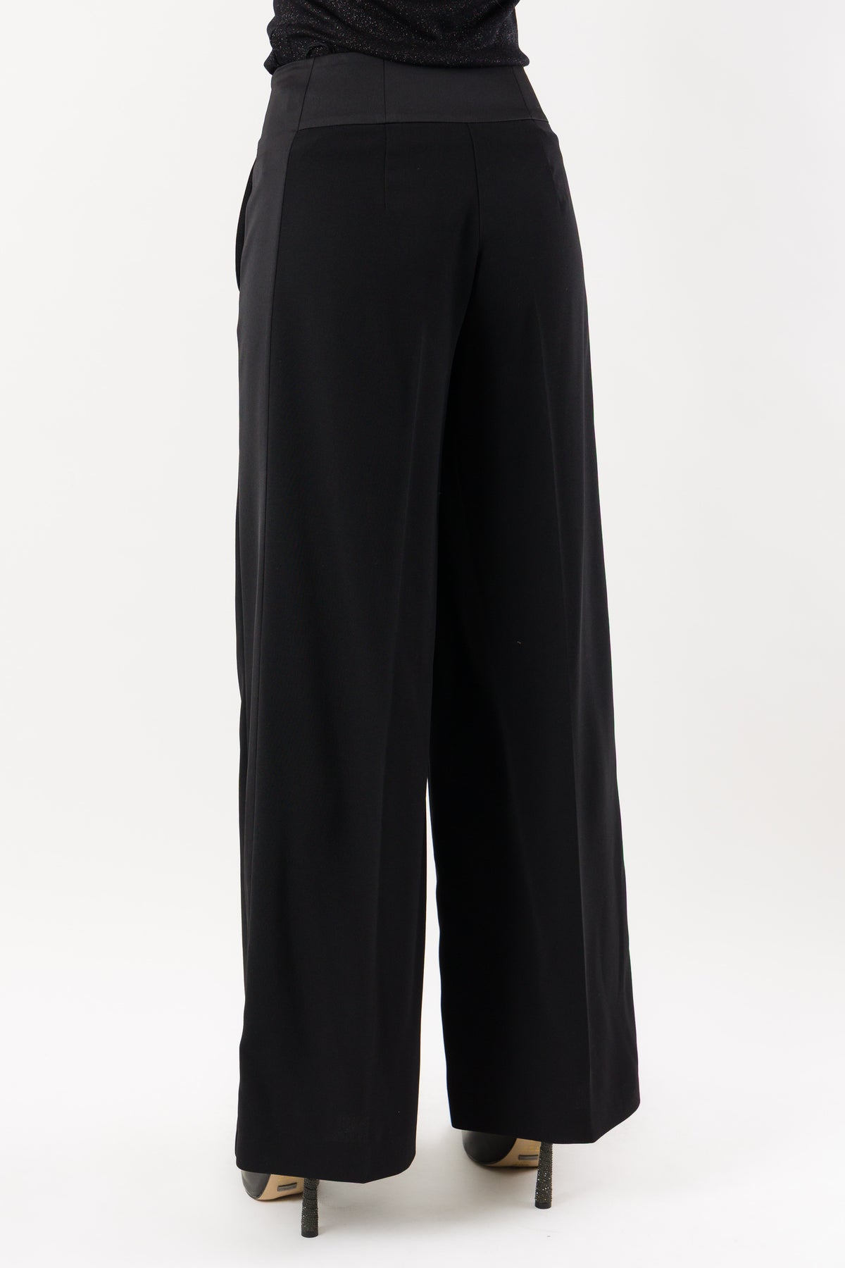 Pantaloni palazzo vita alta 8P0244