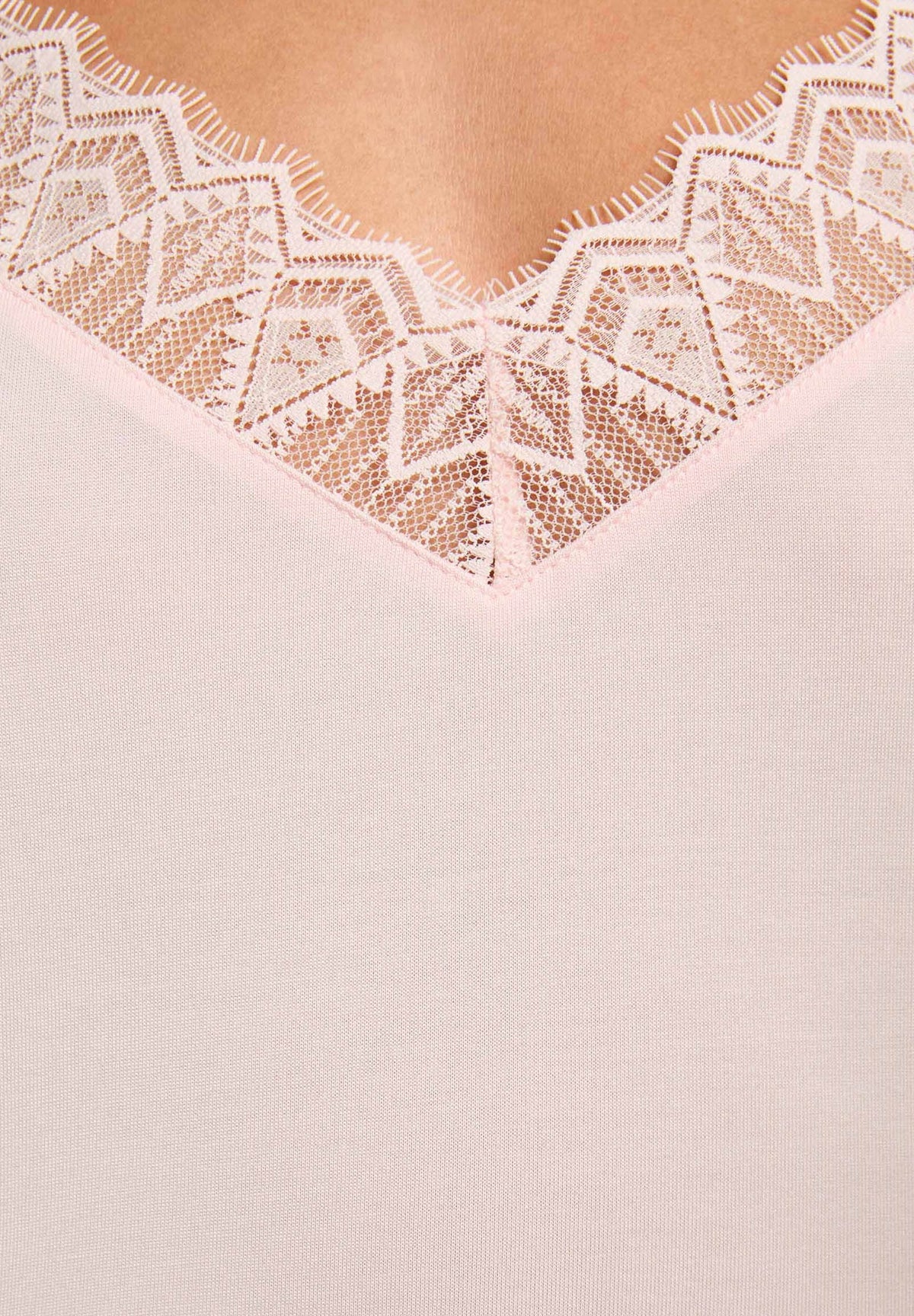 Top con inserti in pizzo BETINA