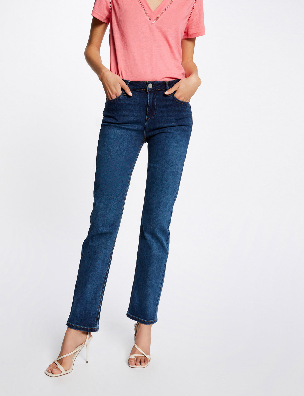 Jeans slim con vita regolare PDROIT ( TAGLIE FRANCESI )