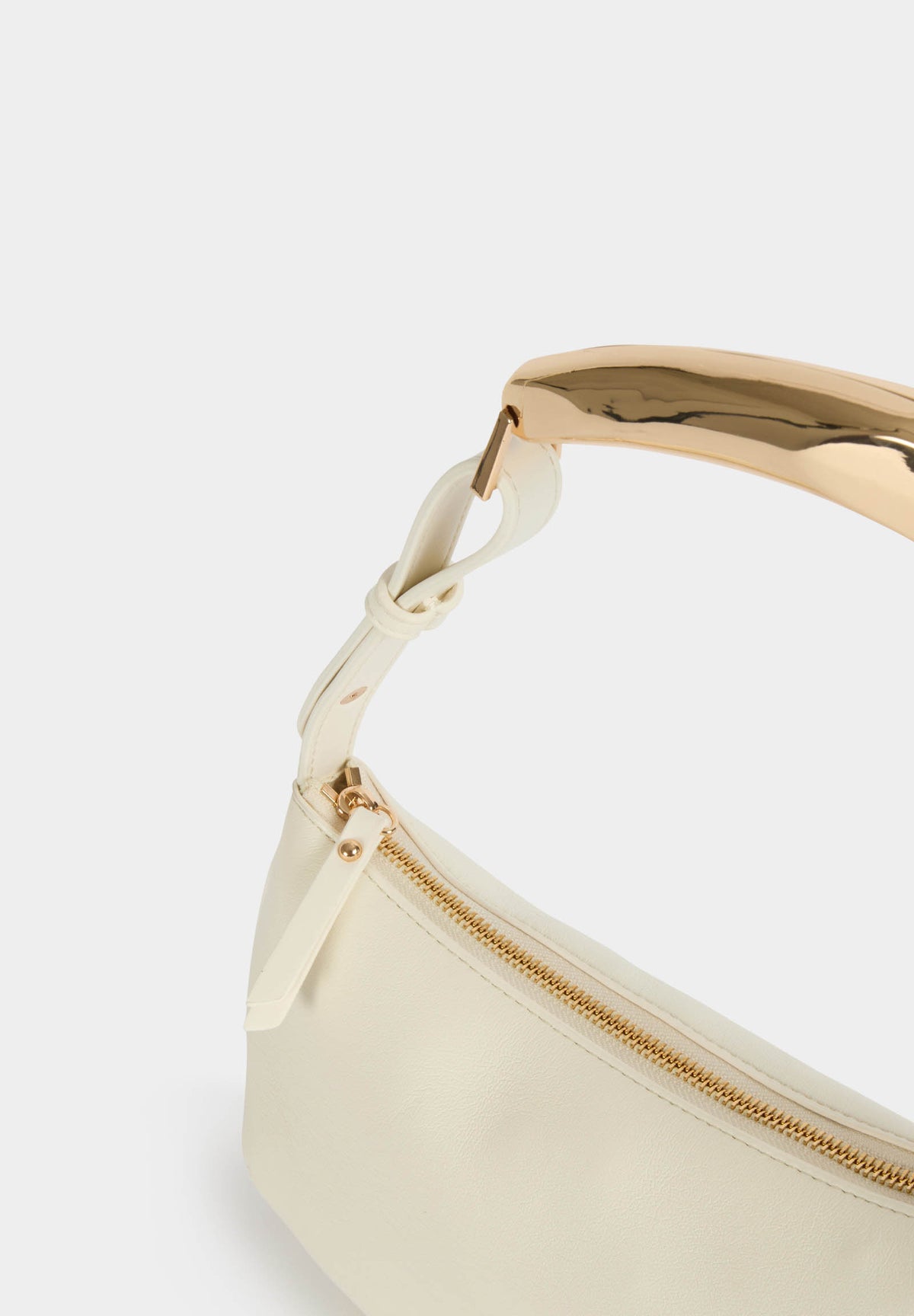 Borsa con manico con dettaglio dorato 2ROMAN