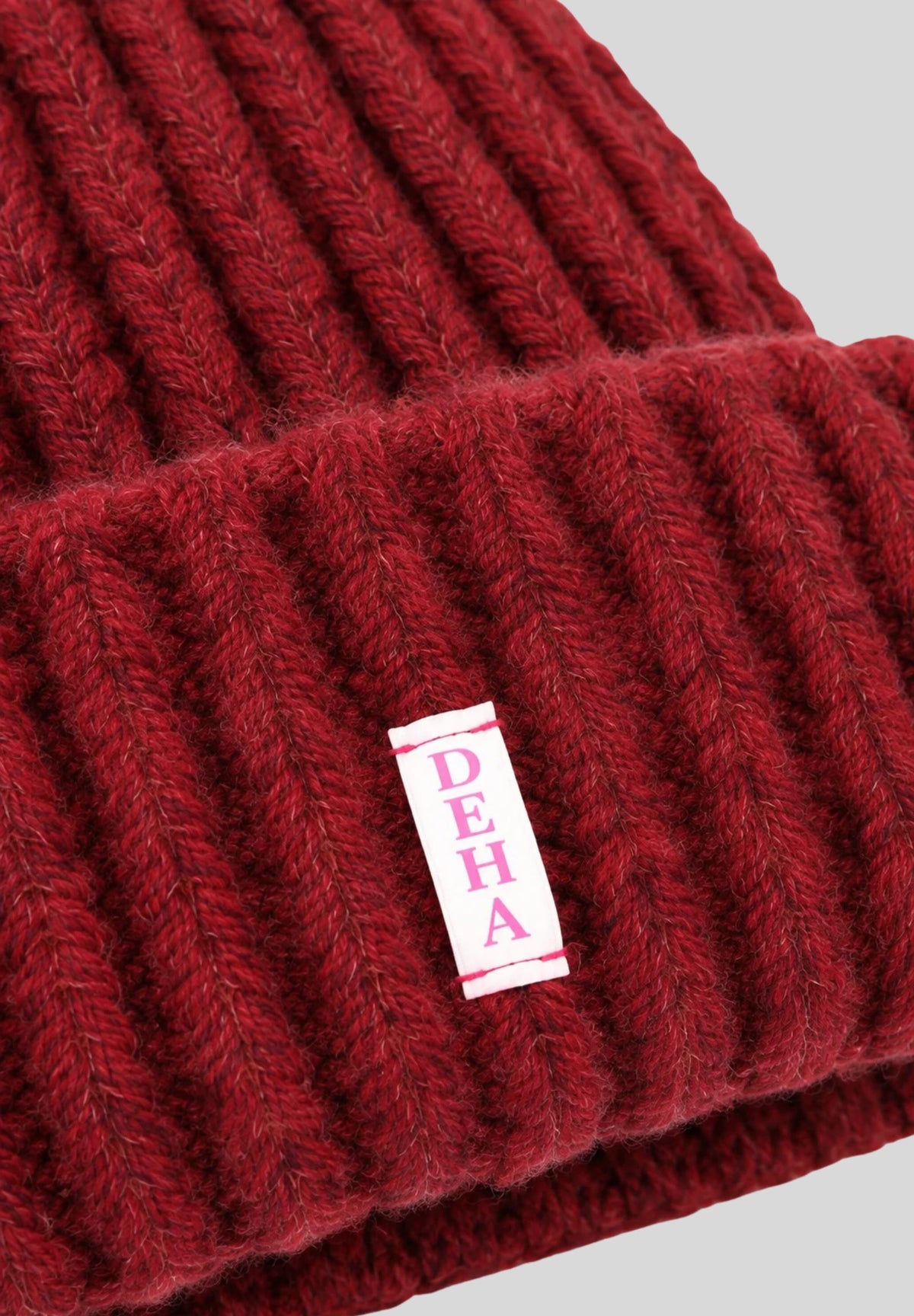 Cappello Donna DEHA in Alpaca e Lana – Cherry Red D5291266230