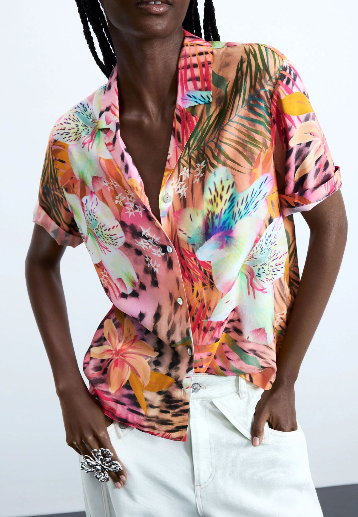 DESIGUAL Women's Shirt Red