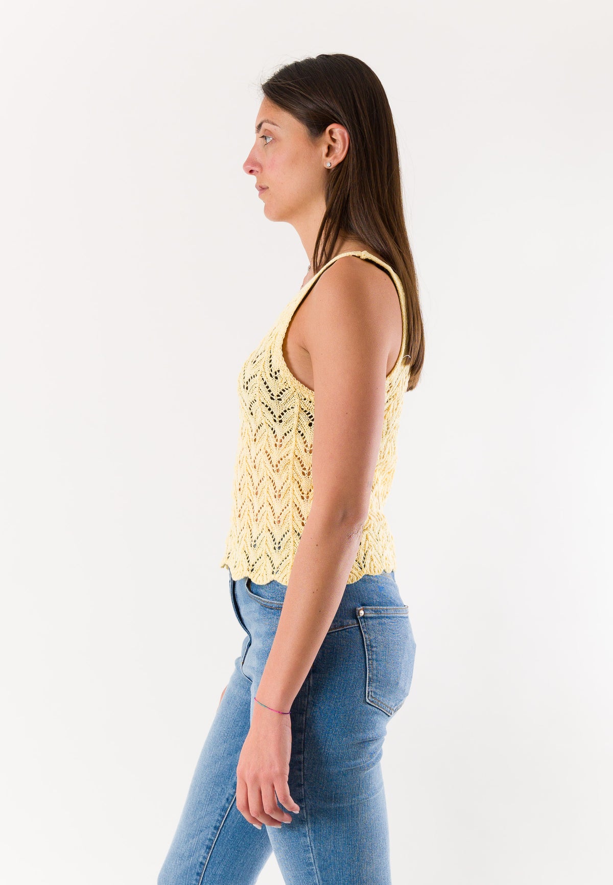 top con ricami A0783