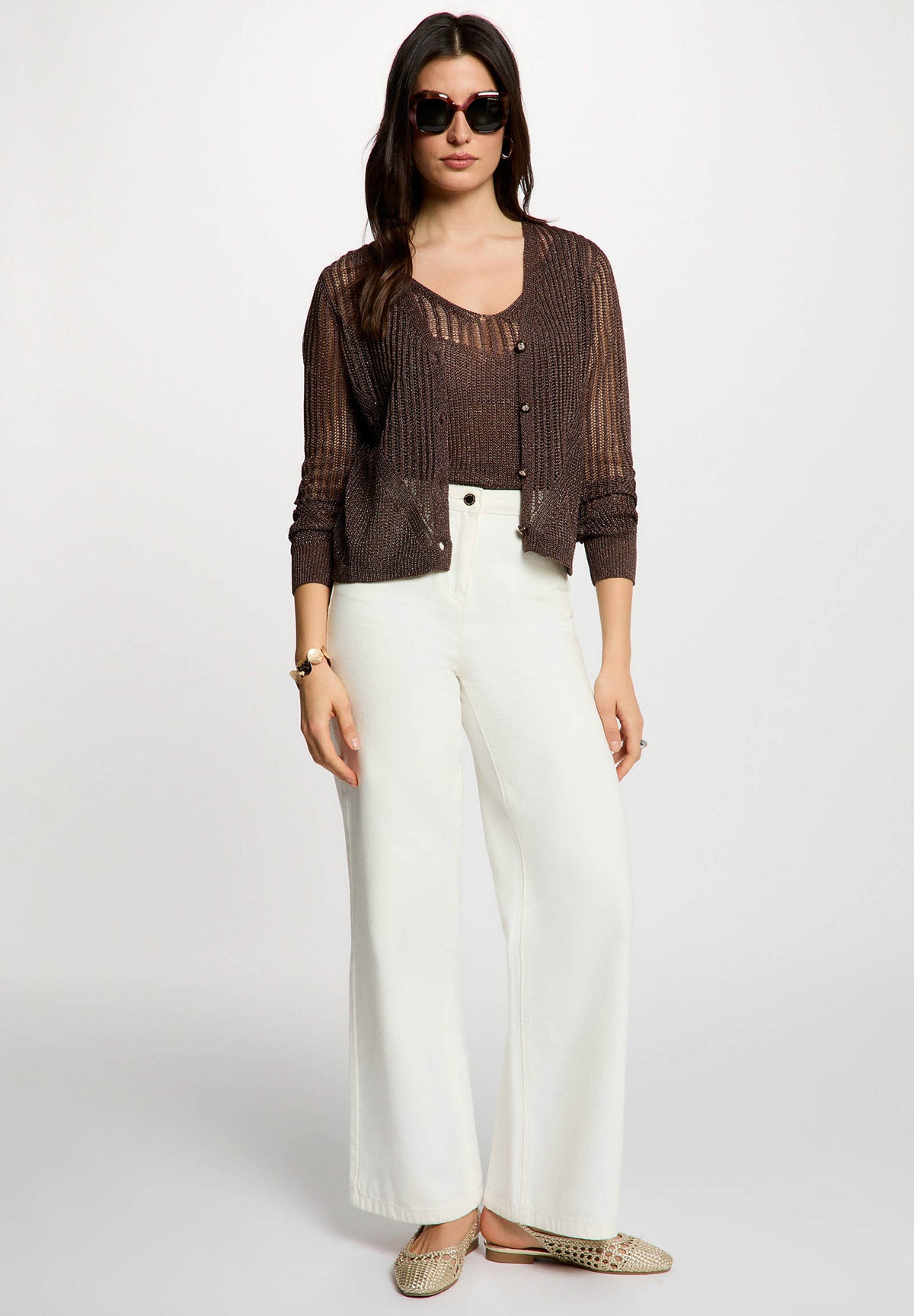 Cardigan traforato Morgan De Toi MAGATHE