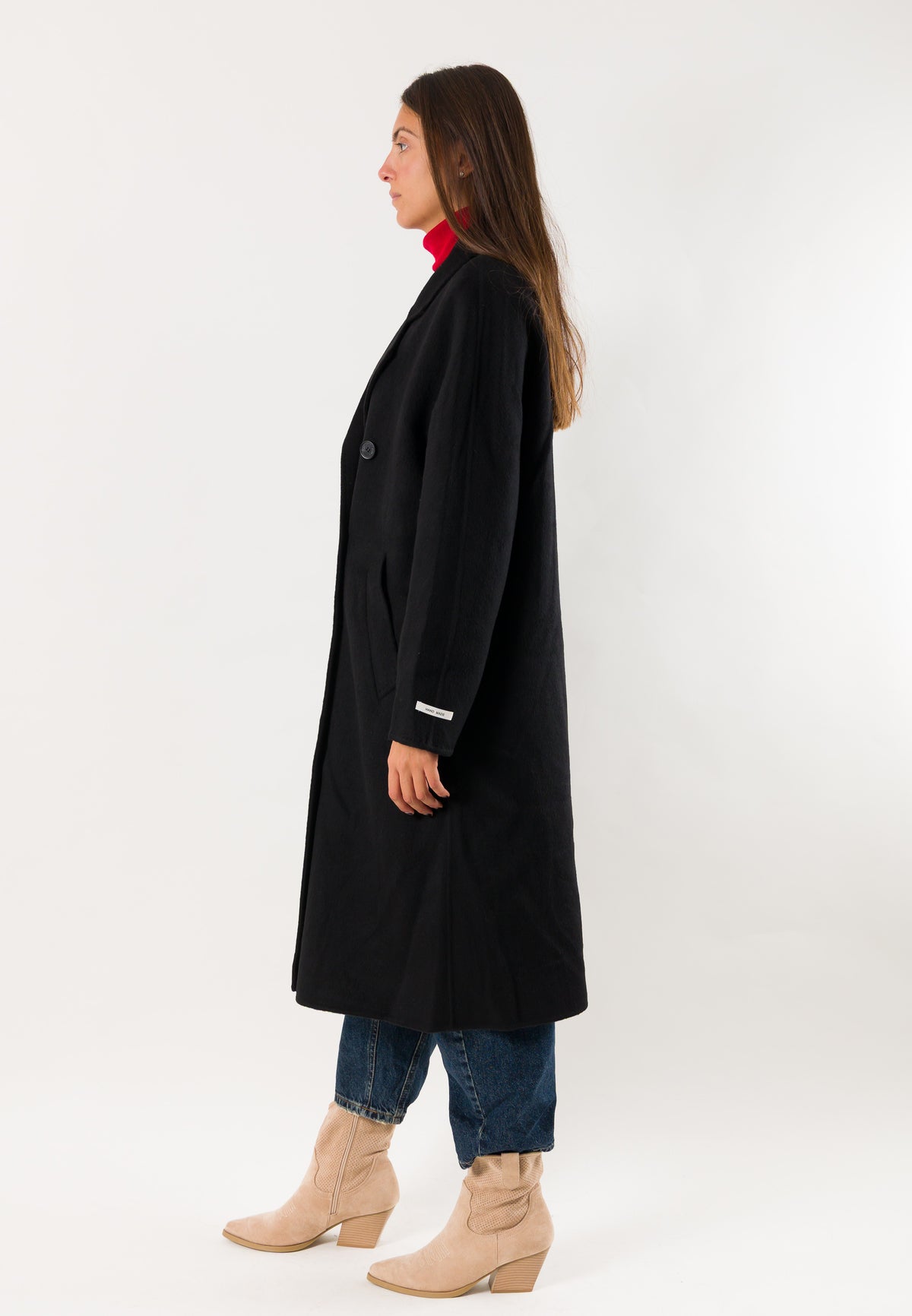 Kontatto SN700 cappotto lungo doppiopetto