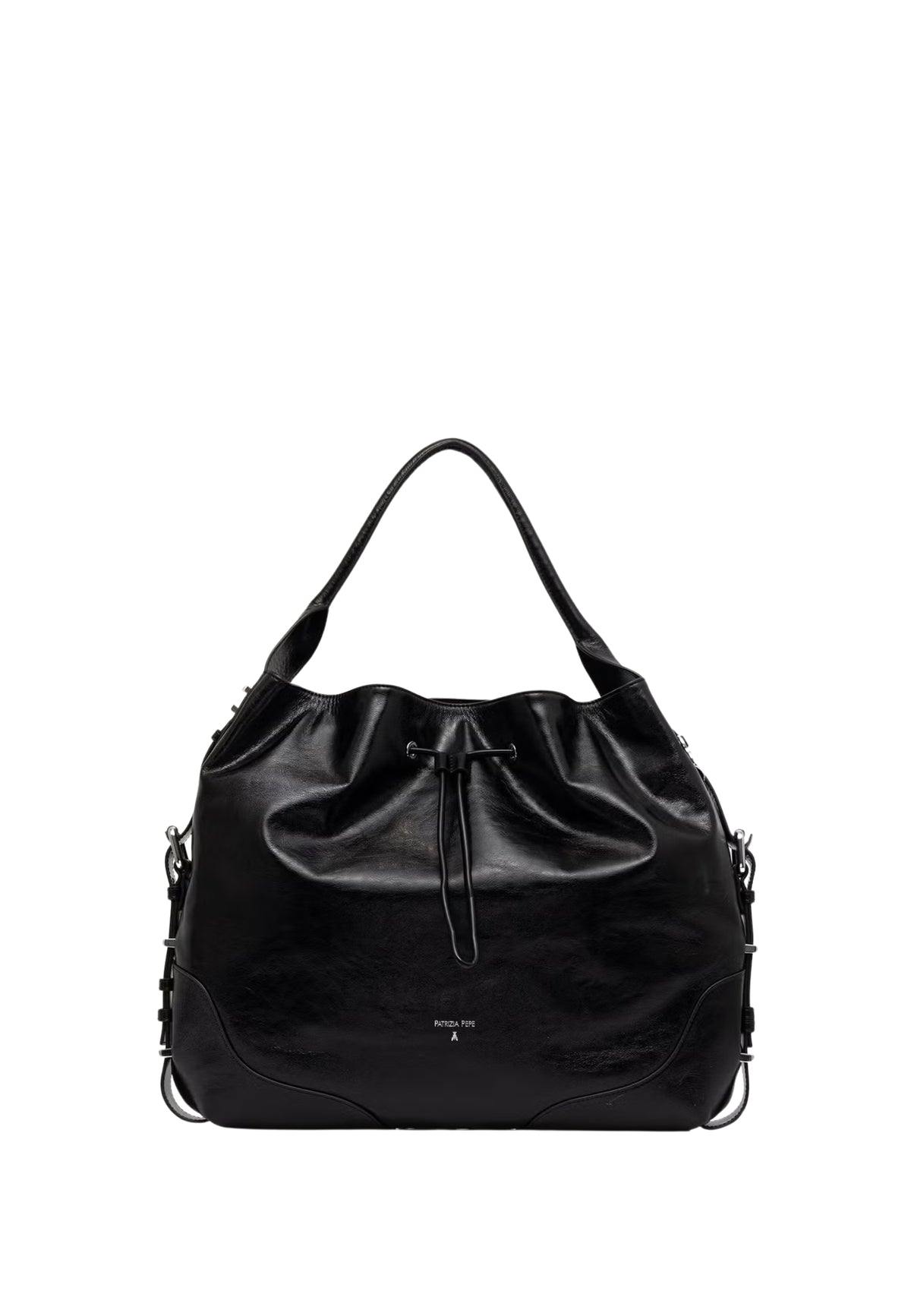 Borsa shopper nera Patrizia Pepe – un'elegante proposta capiente per il formato A4 2B0000L0002K103