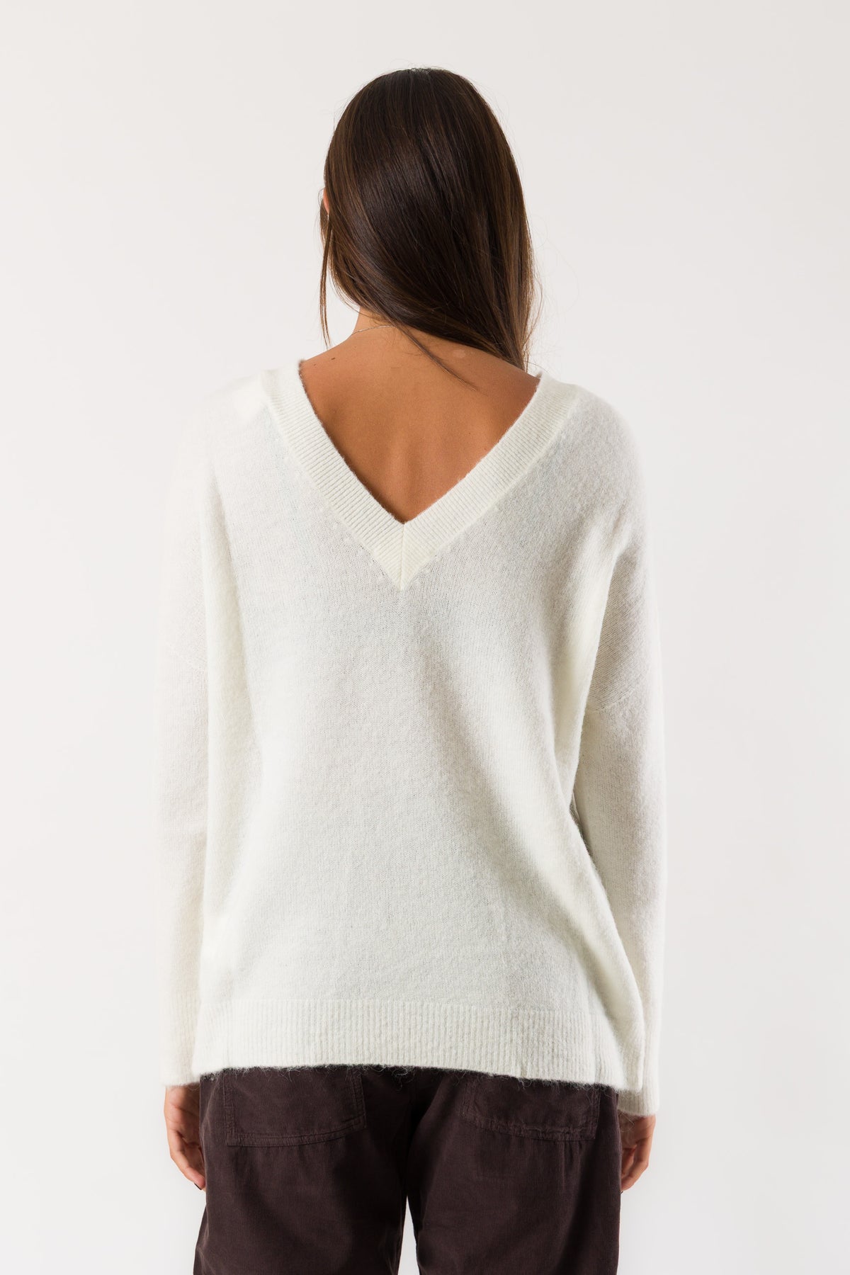 Maglia morbida scollo a V D52724