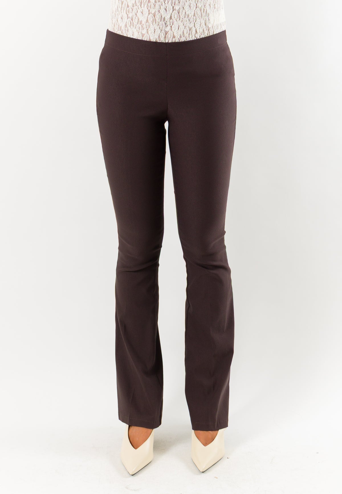 Pantaloni donna flare elasticizzati AI26647