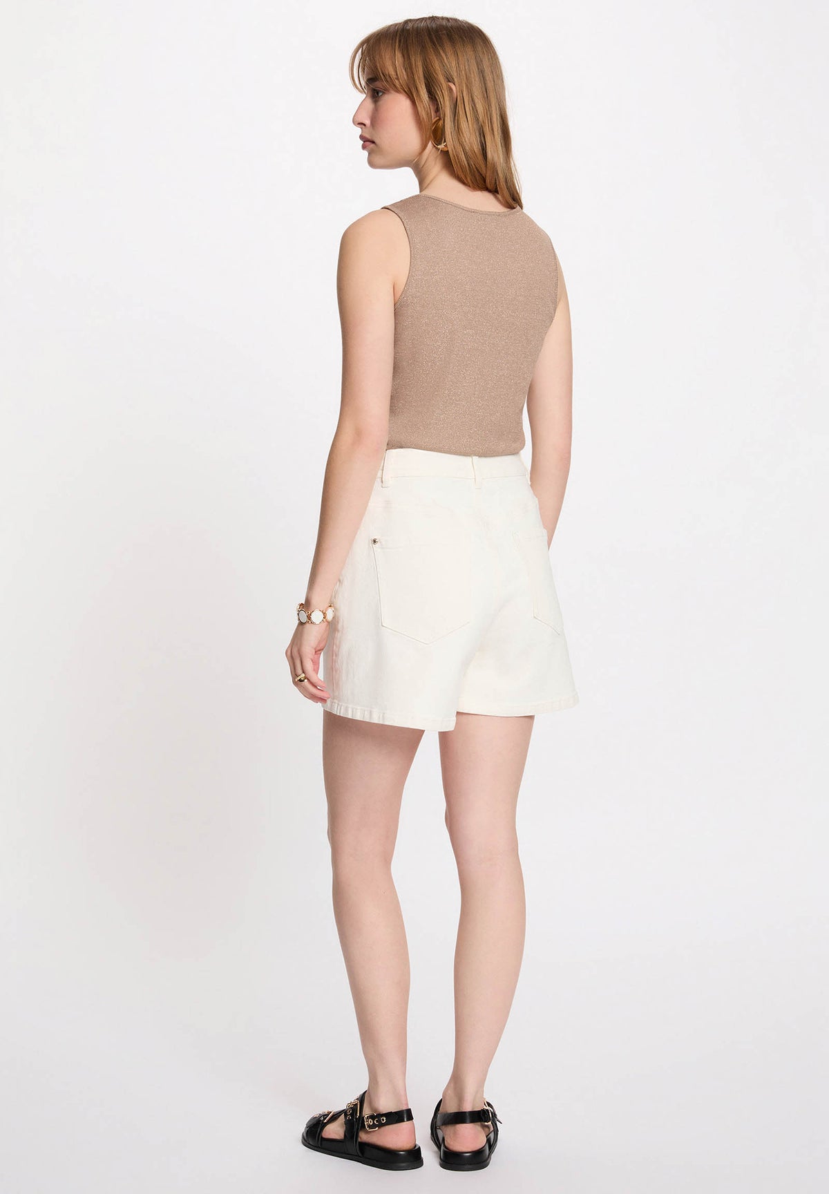 Top in maglia con lurex DESIA