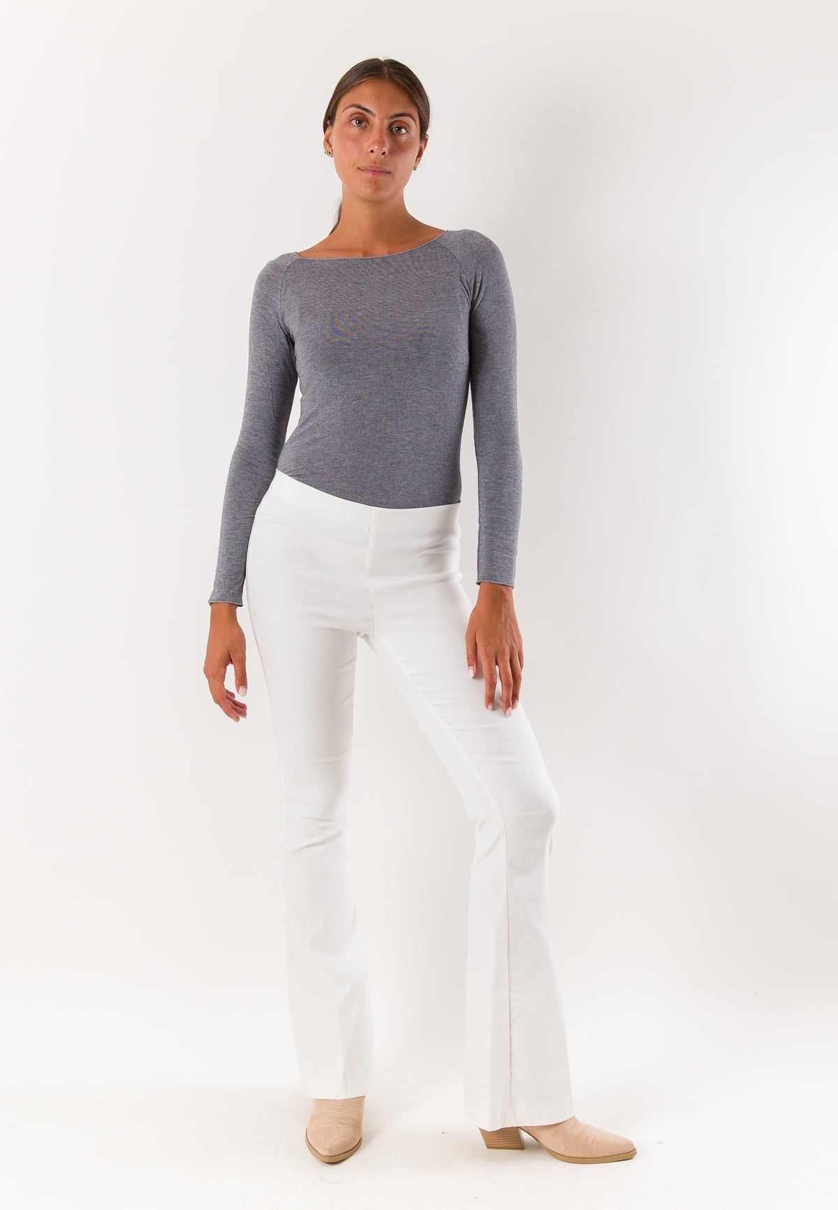 Pantaloni donna flare elasticizzati AI26647