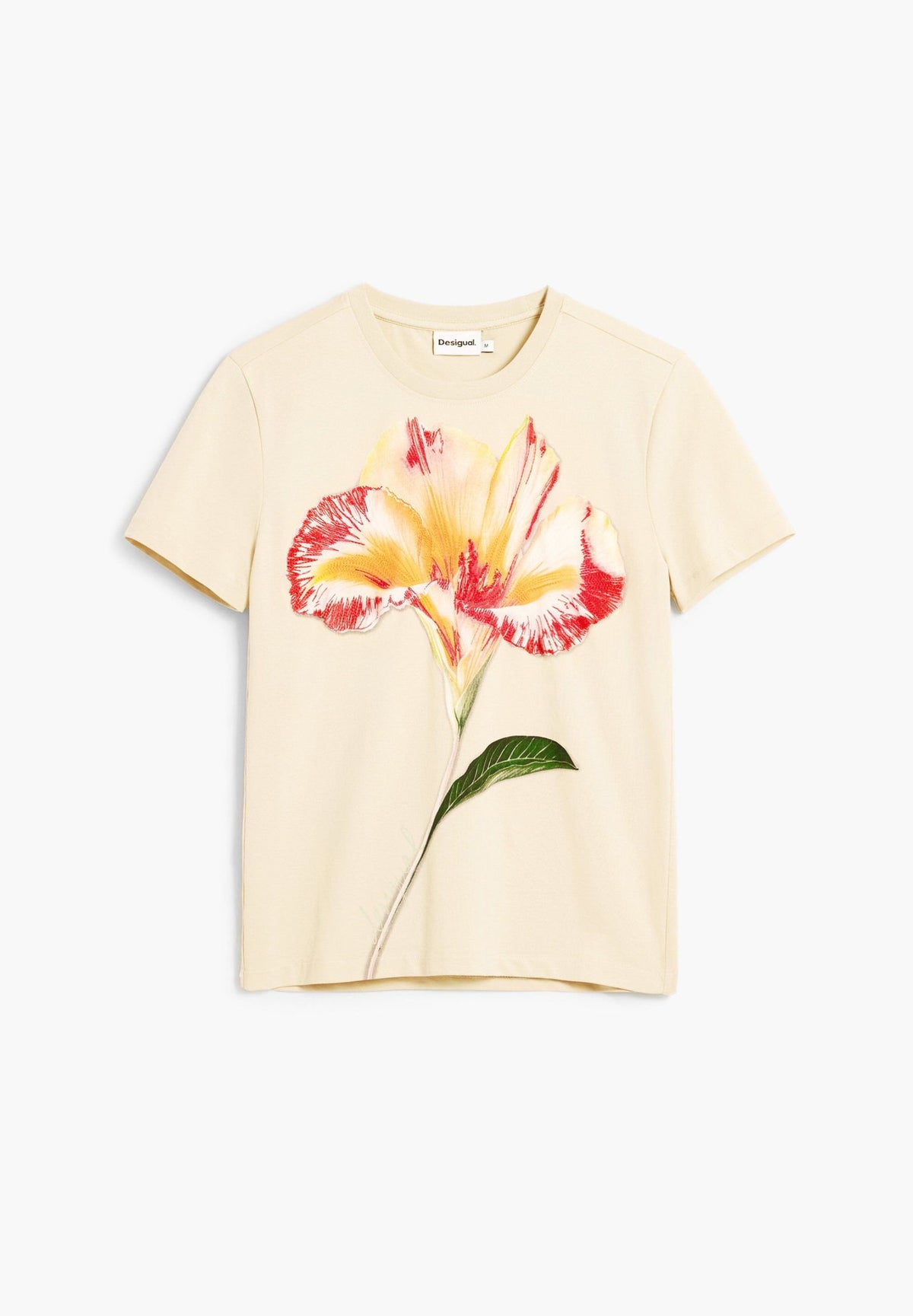 T-shirt con stampa fiore 26SWTK03