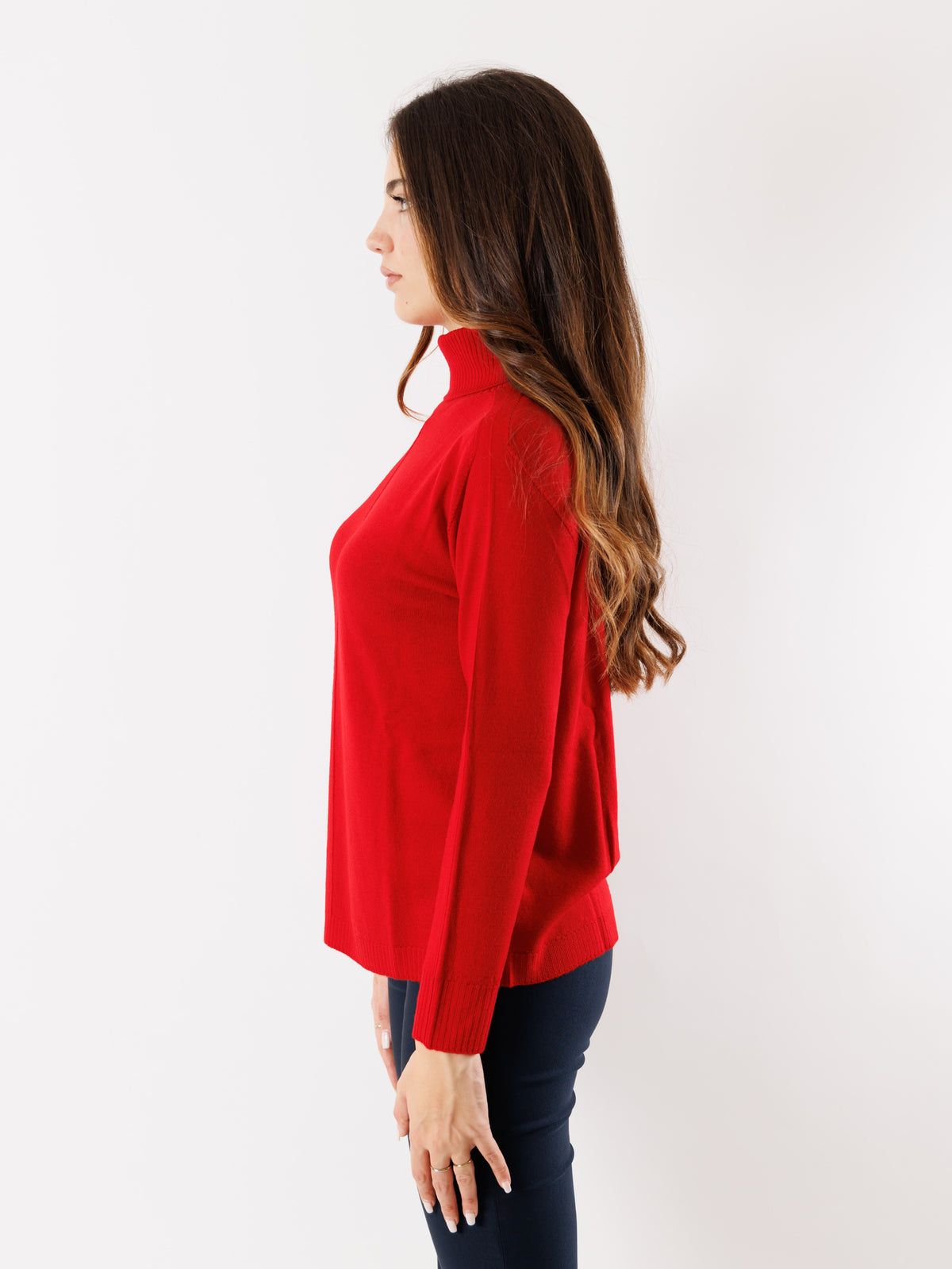 MAGLIA COLLO ALTO IN LANA MERINOS 273501