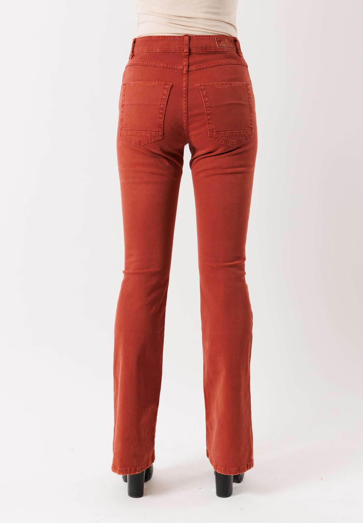 Pantaloni a zampa A25W-025P