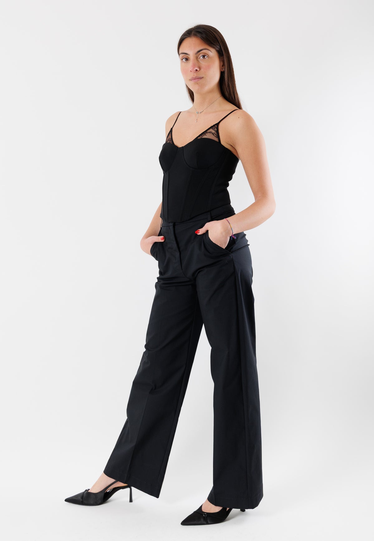 PATRIZIA PEPE Women's Black Trousers