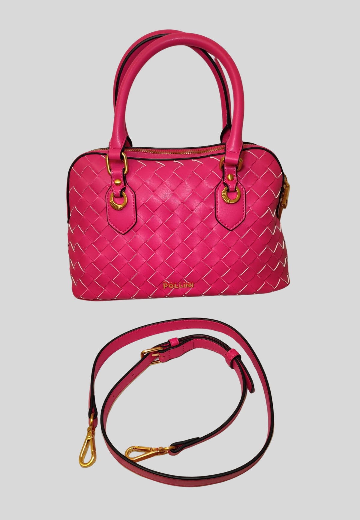 Borsa effetto pelle intrecciata SC4533PP1OSM160A