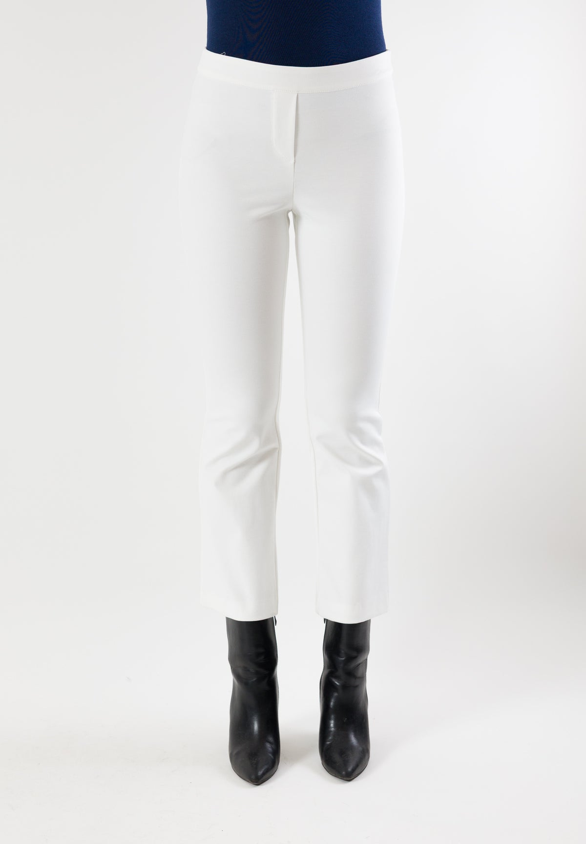 pantaloni a zampa punto milano AI25745