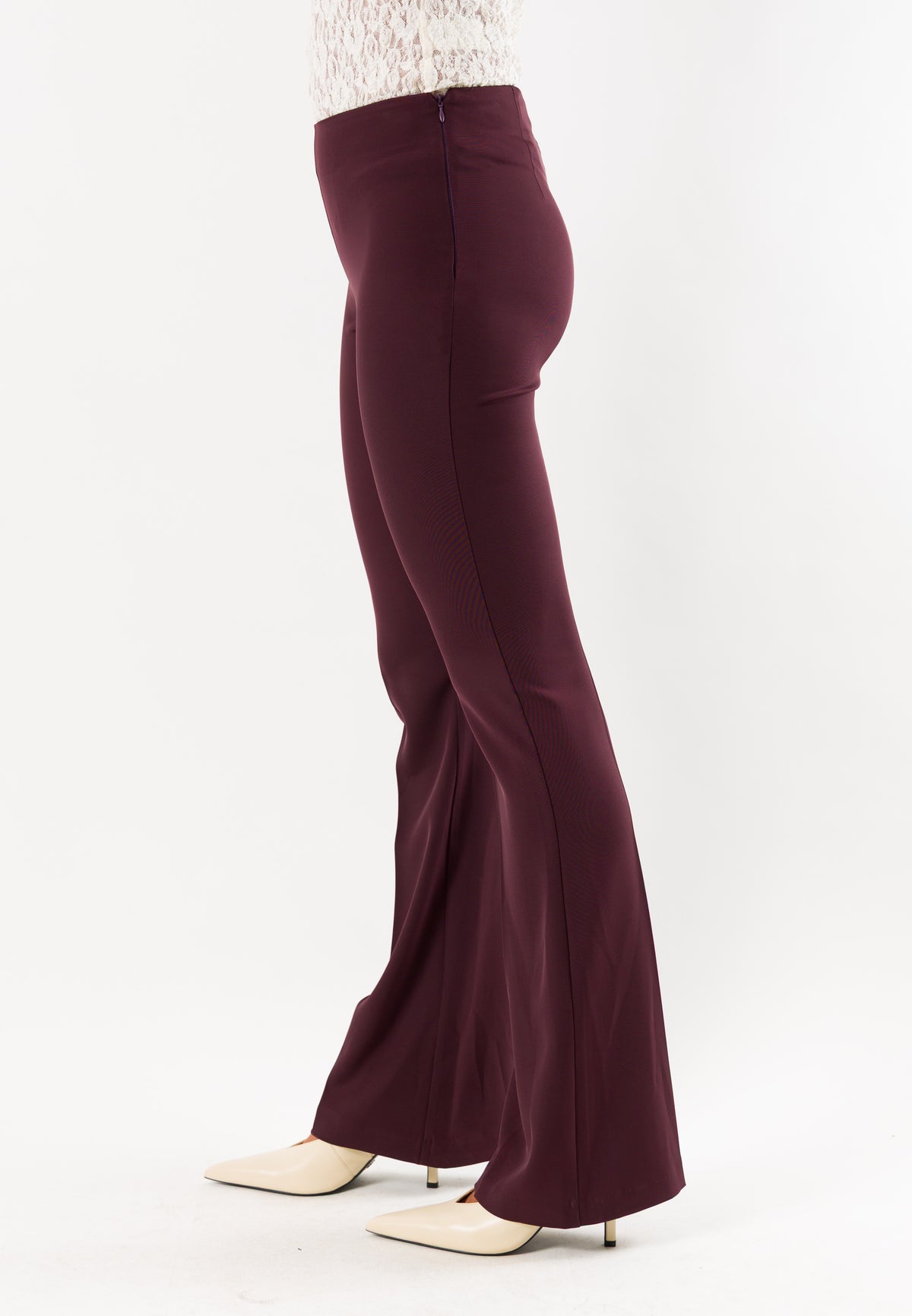 Pantaloni flare elasticizzati donna AI26531