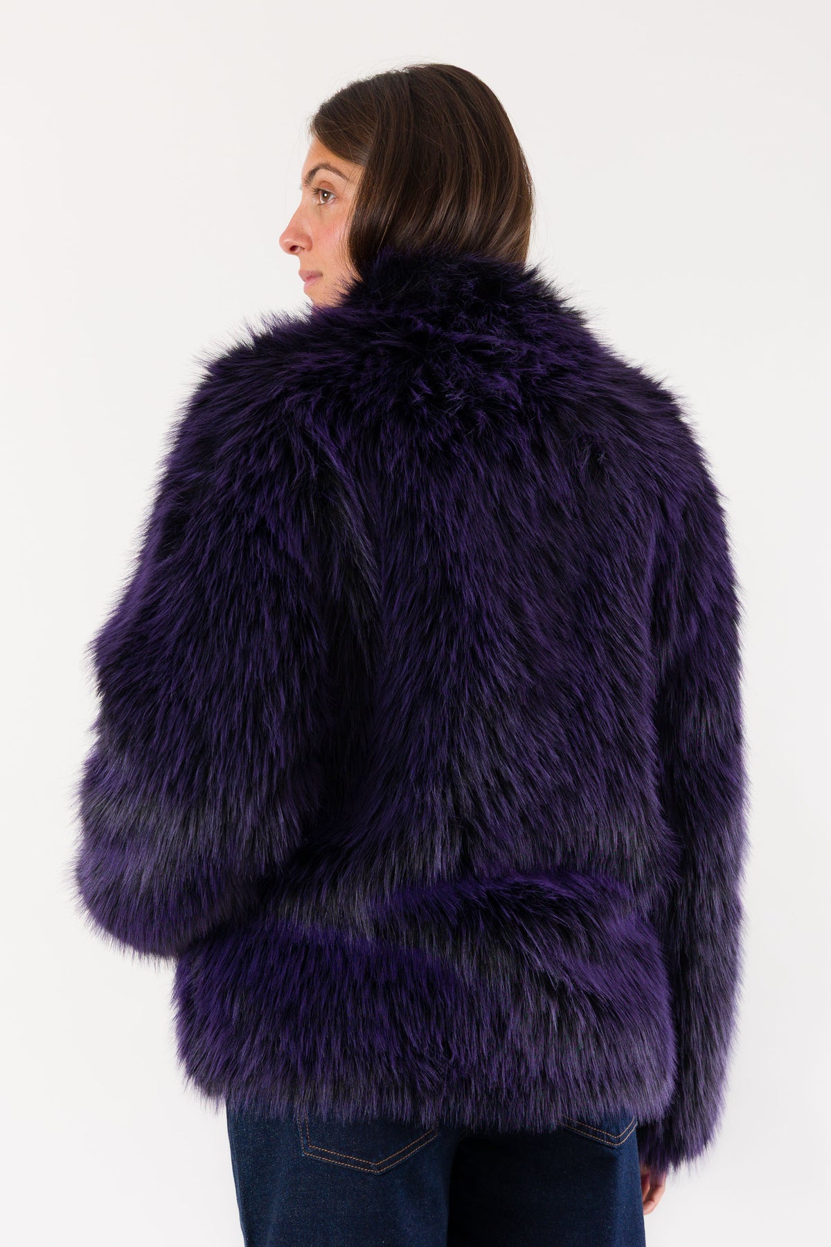 Eco-pelliccia morbida volume oversize 8O0015