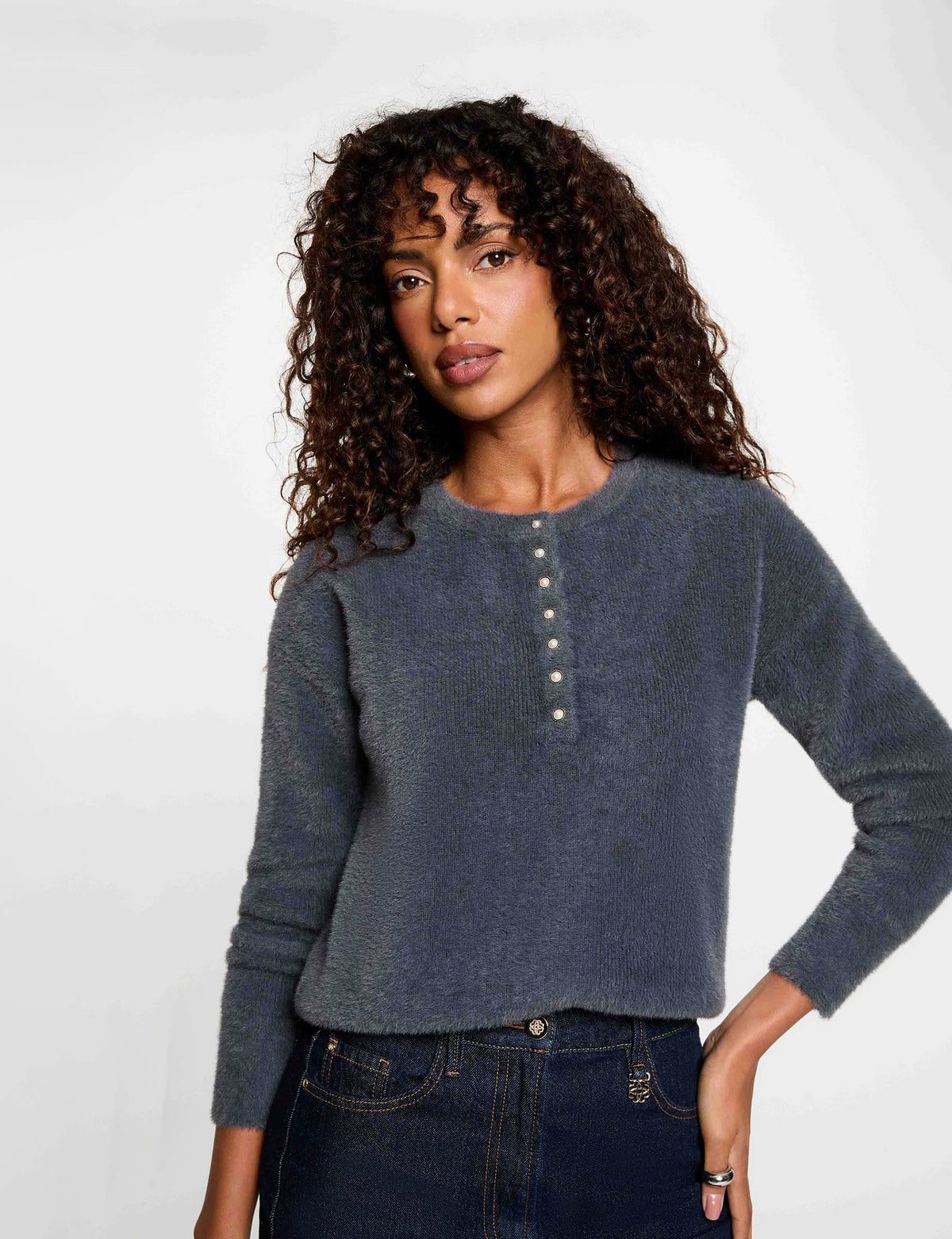 Maglia con bottoni Morgan De Toi MKARA