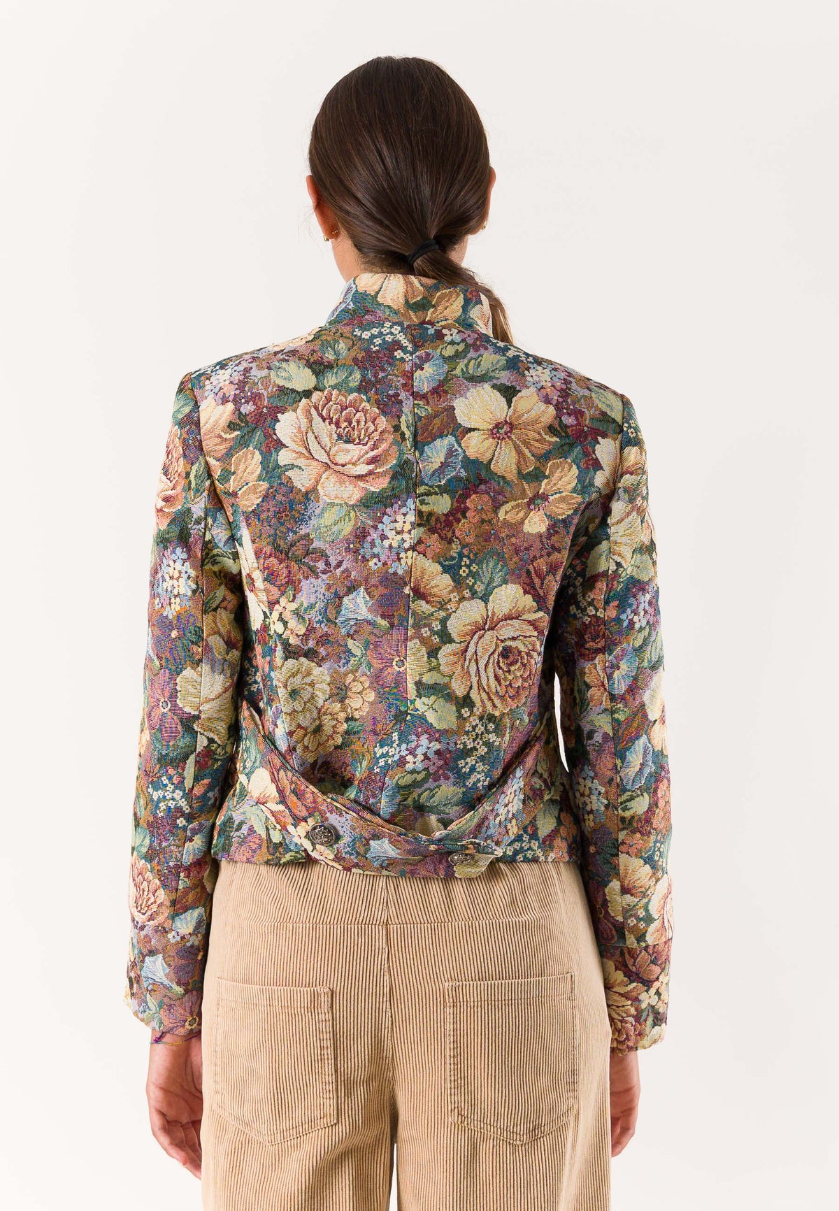 Kontatto MV401C giacca jacquard floreale
