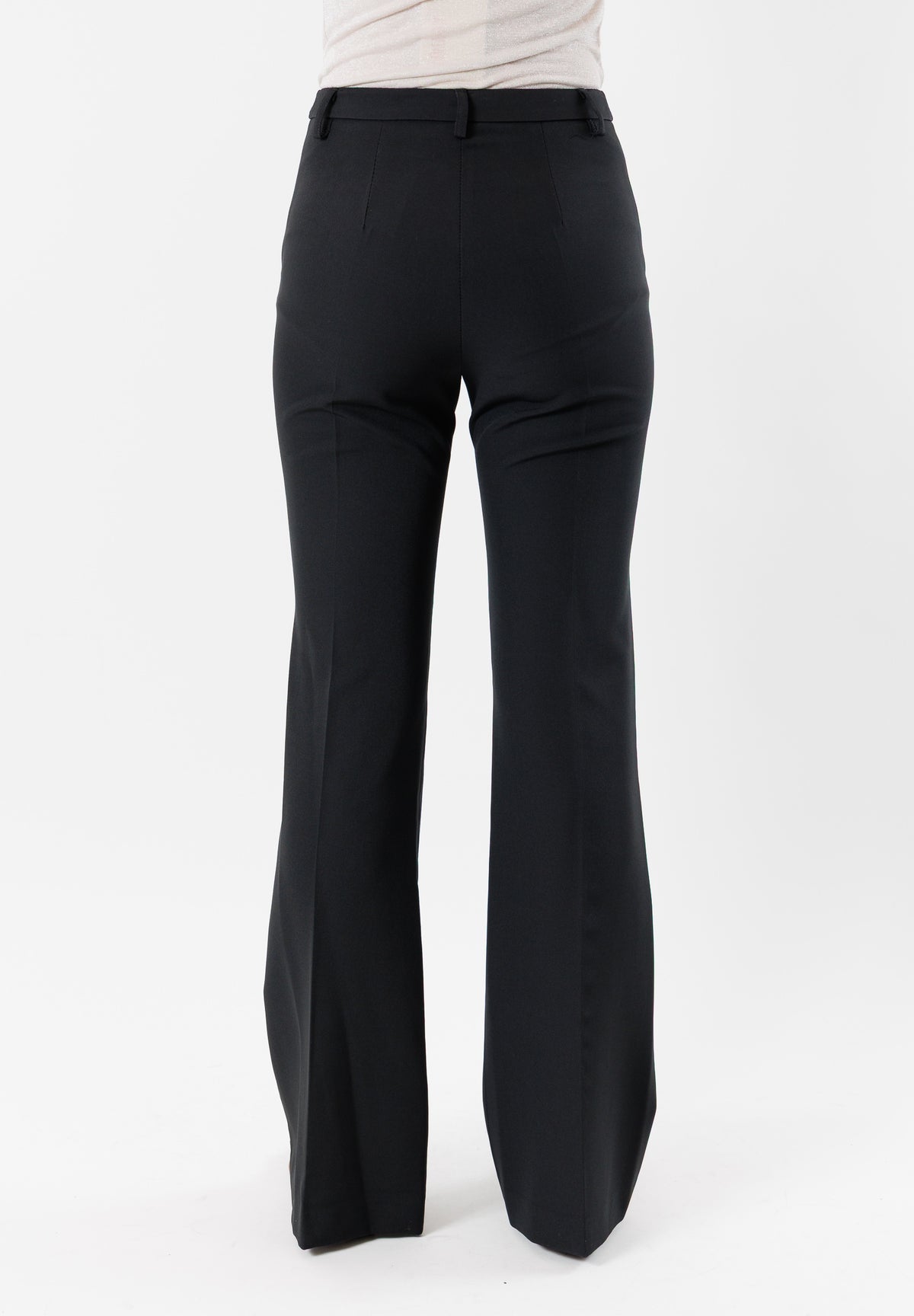 Pantalone flare in tessuto tecnico PE25044