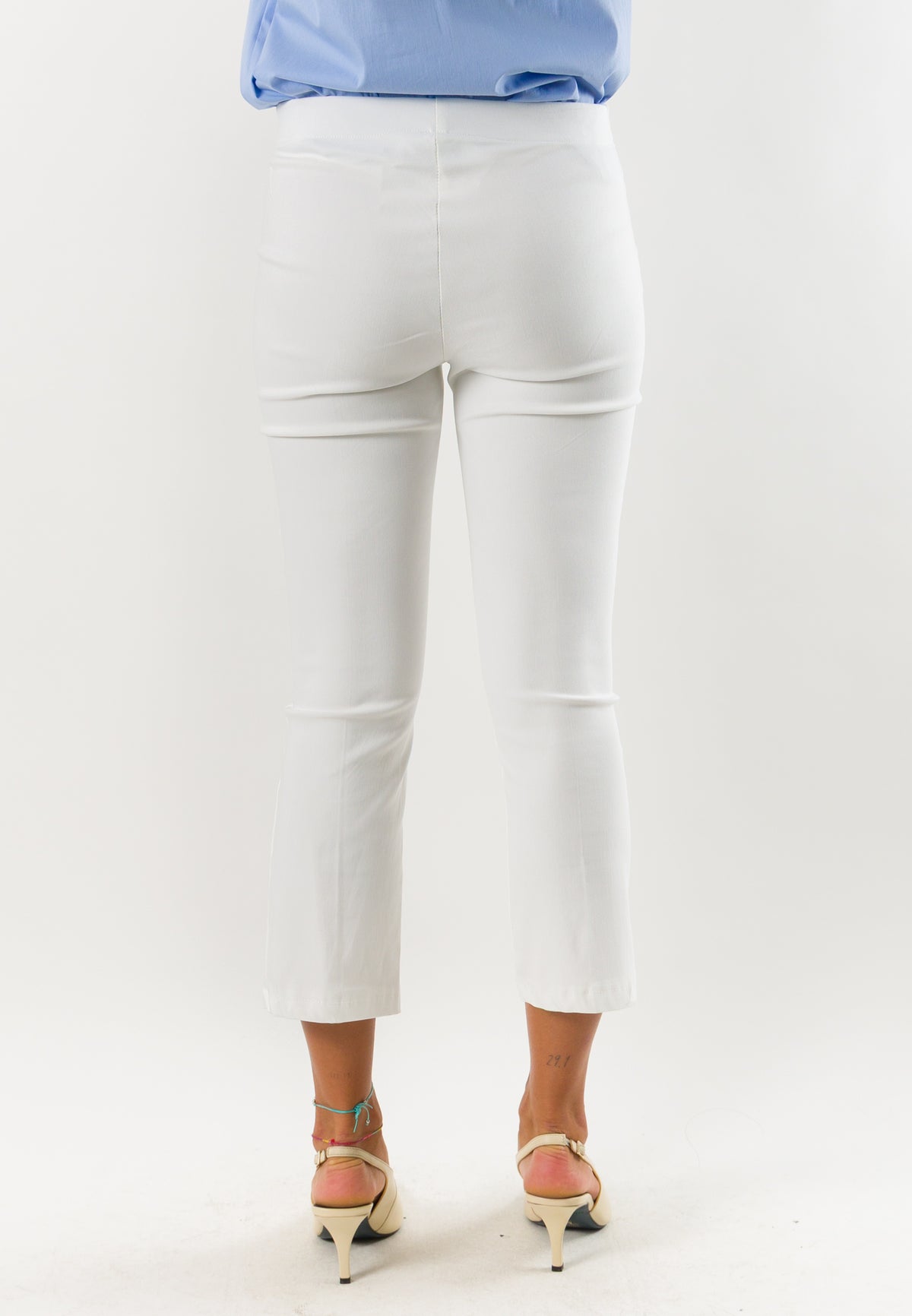 Pantaloni donna cropped elasticizzati AI26665