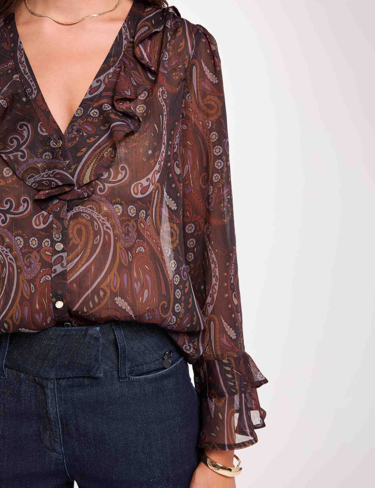 Morgan De Toi CBOEM.F camicia volant