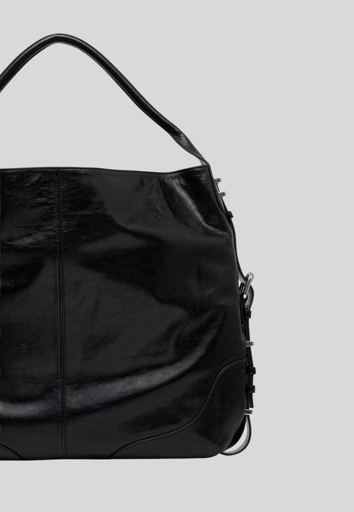 Borsa shopper nera Patrizia Pepe – un'elegante proposta capiente per il formato A4 2B0000L0002K103