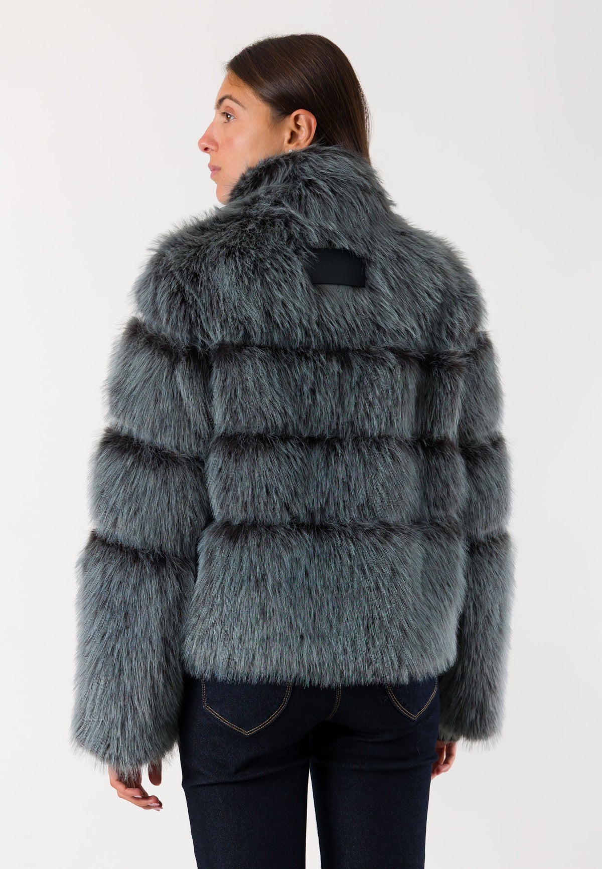 Patrizia Pepe 2O0185 eco-pelliccia cropped