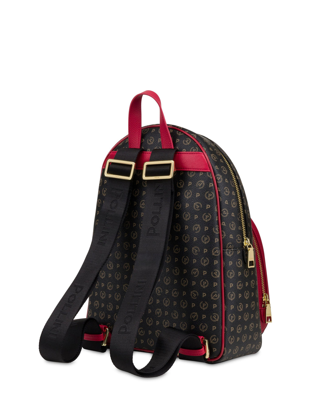 Hobo Bag Heritagein Soft Relief Nero/lacca Zaino con stampa logo all over TE8553PP0OQ1100B