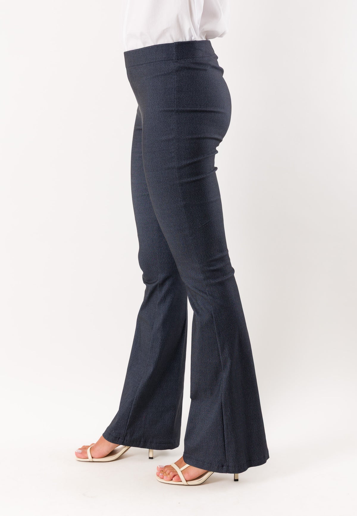 MESANGE Women's Mélange Blue Trousers
