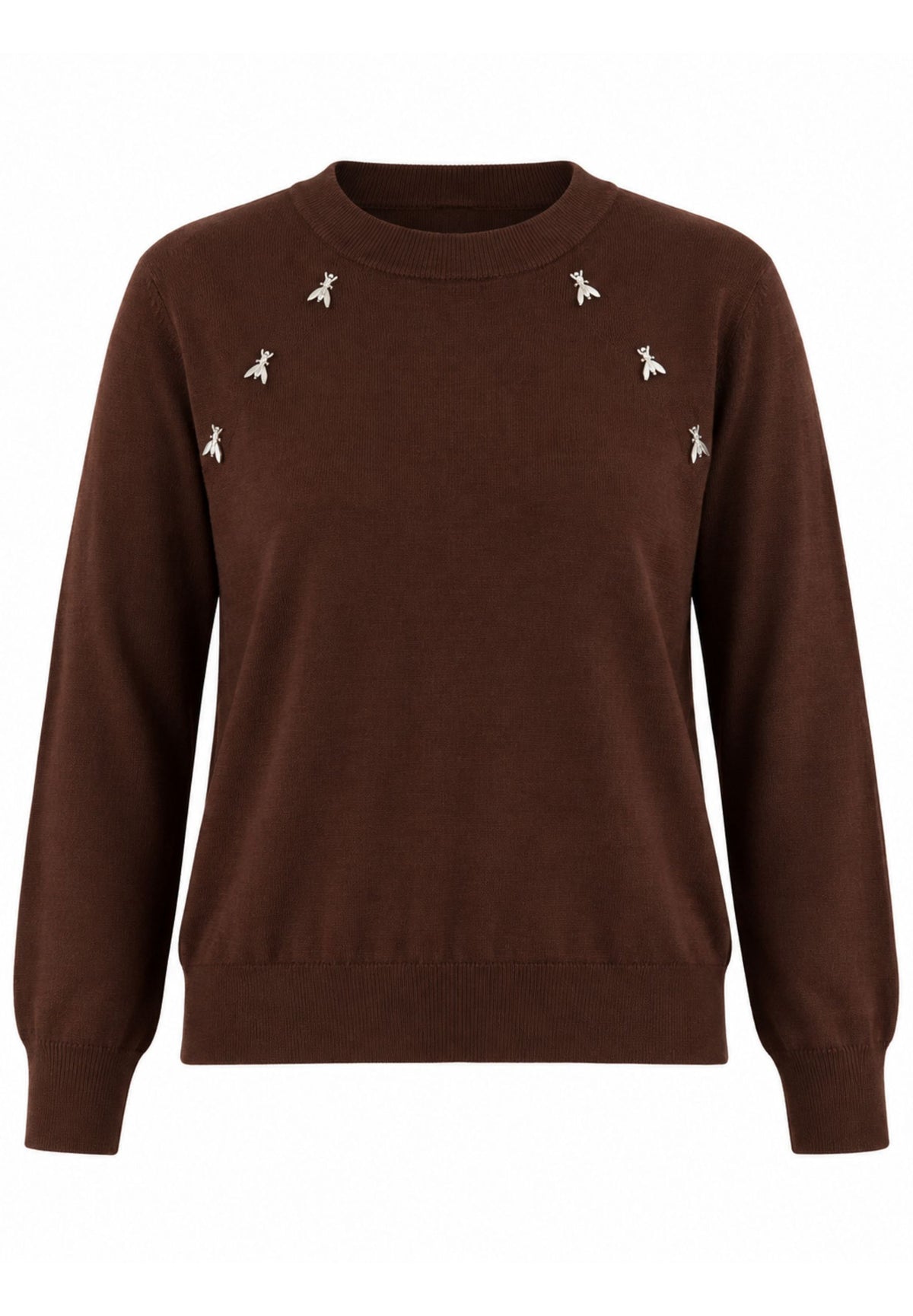 Maglia lana dettagli decorativi 8K0430